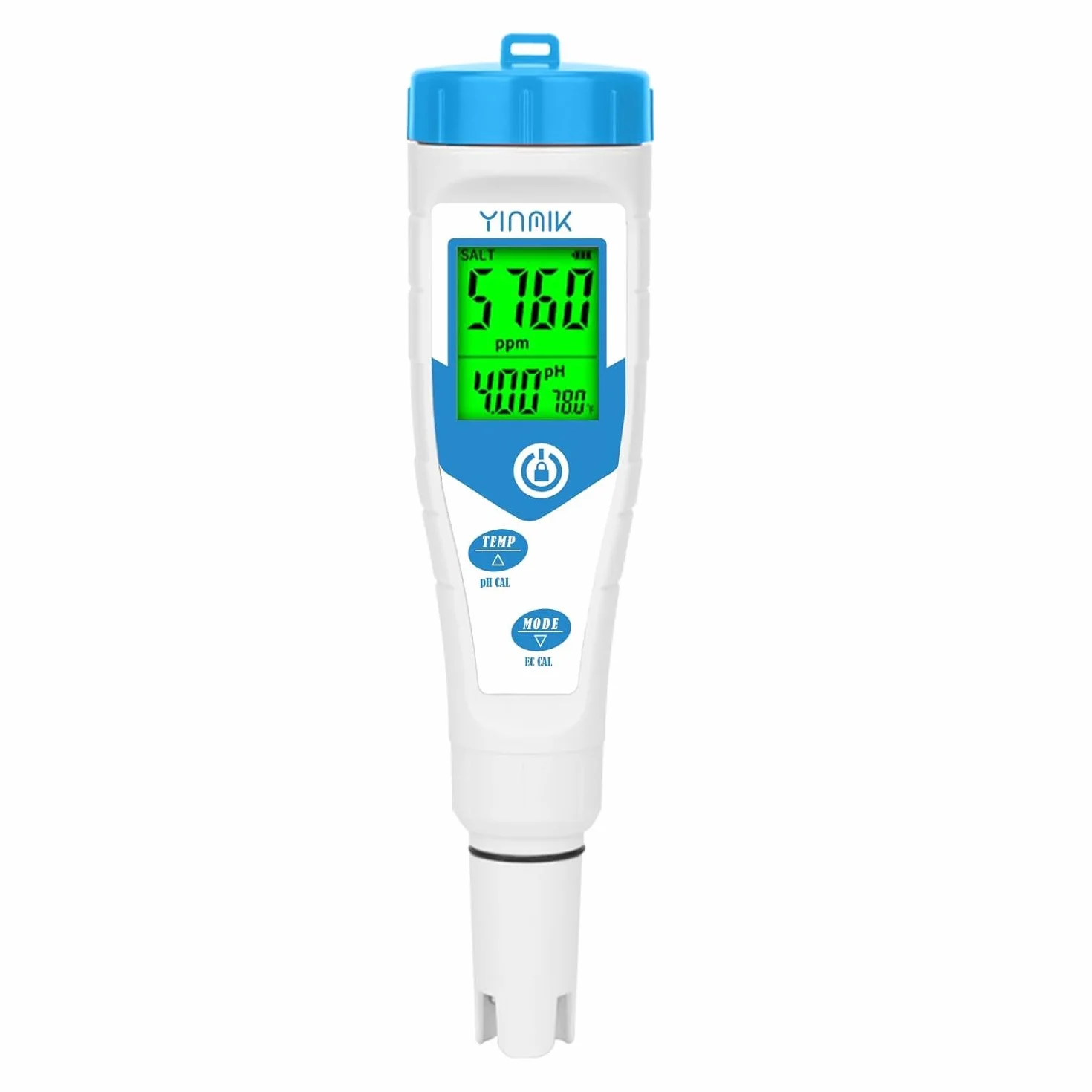 YINMIK Tester pH 5 w 1 EC TDS Temp Salometr do Akwarium Hydroponiki