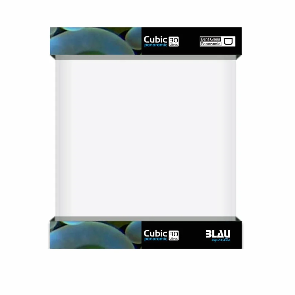 Blau Aquaristic Cubic Panoramiczny 30 x 30 x 35 cm 32 litry 7450 g