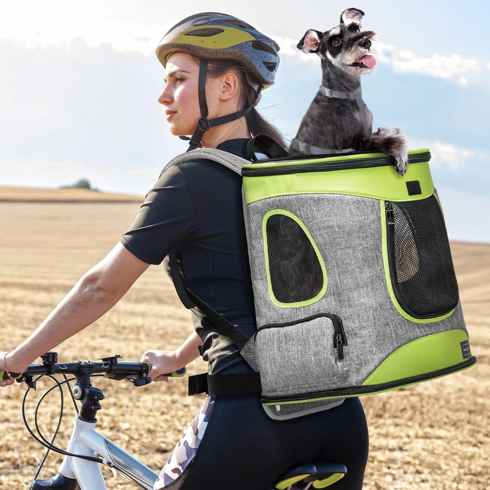 Petsfit plecak dla psów i kotów, składany plecak dla psa z wewnętrznym pasem bezpieczeństwa, przenośny, torba do noszenia