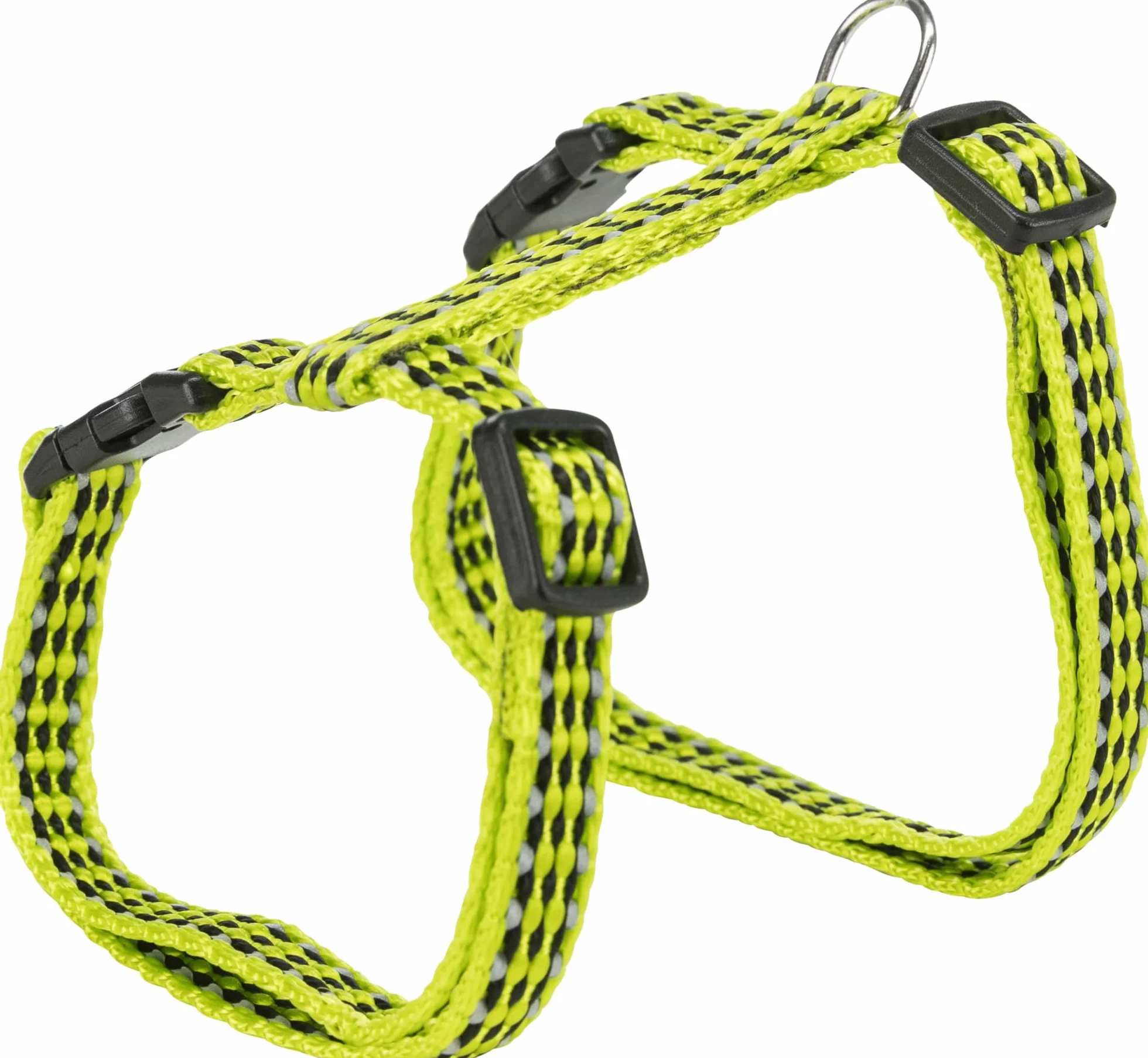 Trixie 4184 uprząż dla kotów z smyczą, odblaskowa, nylon, 22–42 cm/10 mm, 1,20 m