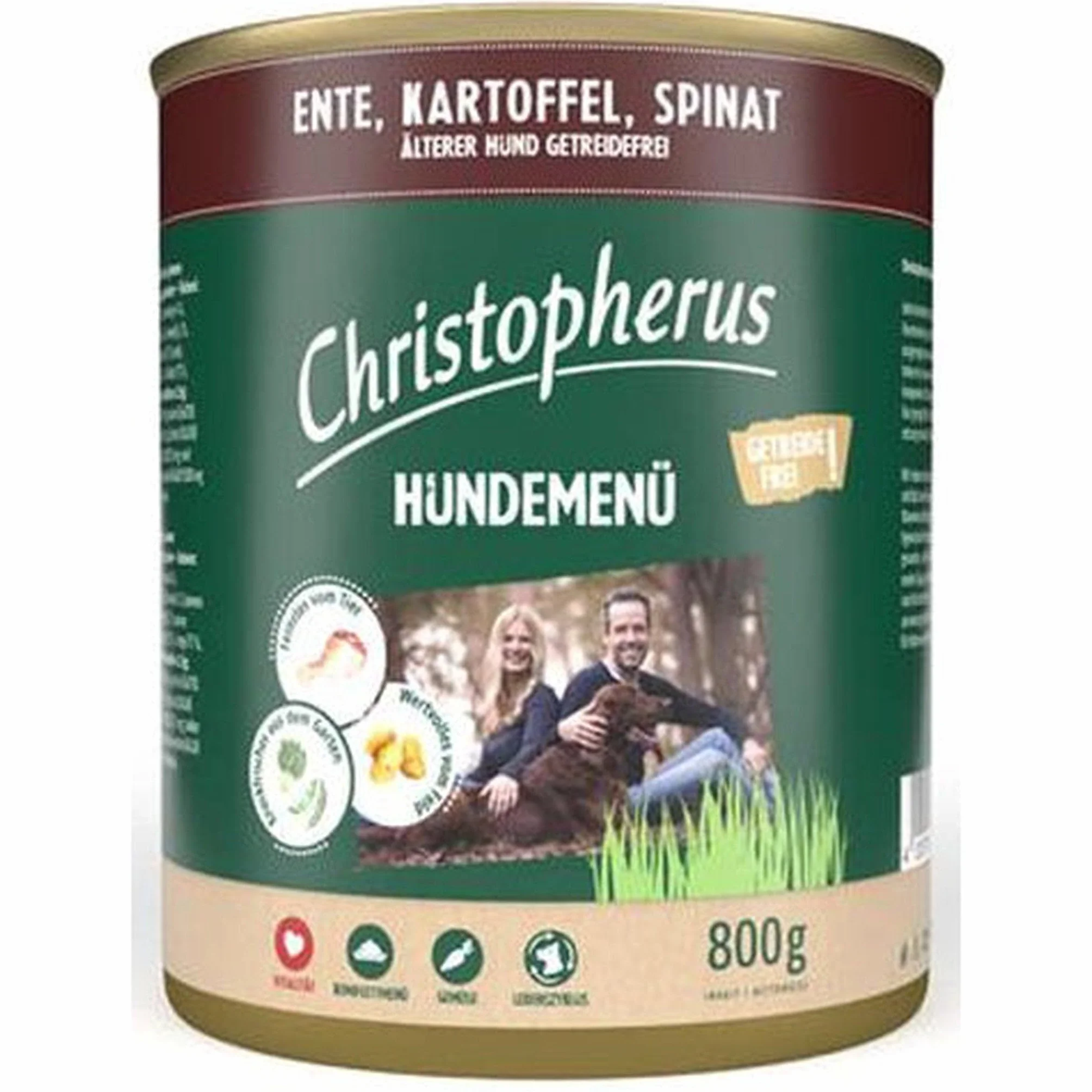 Christopherus Menue Senior z kaczką, ziemniakami, szpinakem, 6 x 800 g