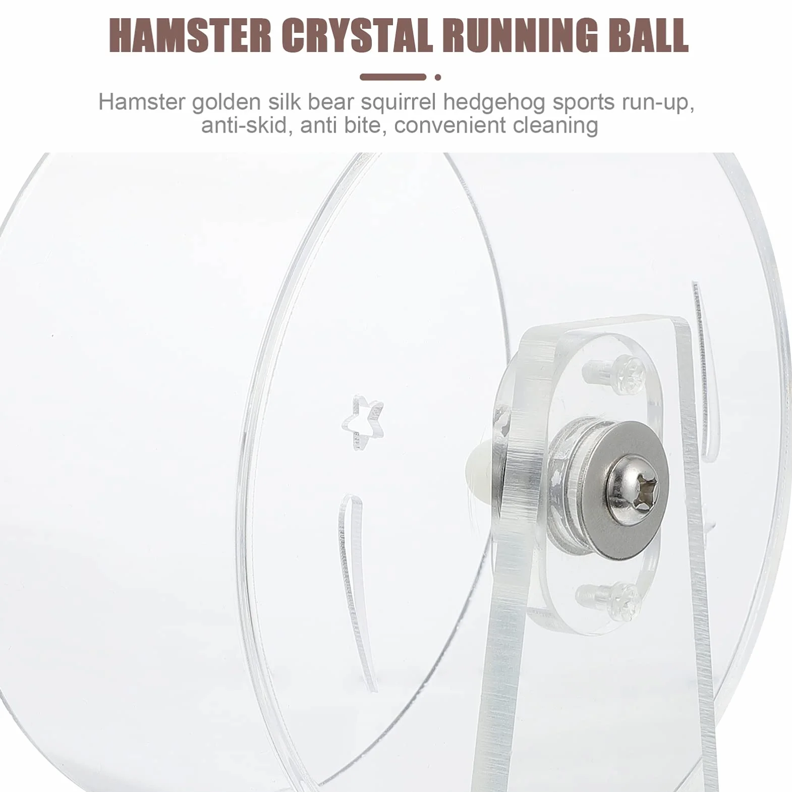 POPETPOP 15cm Hamster Running Wheel Bracket Cichy Wyciszający Koło Zabawka Do Ćwiczeń Dla Małych Zwierząt