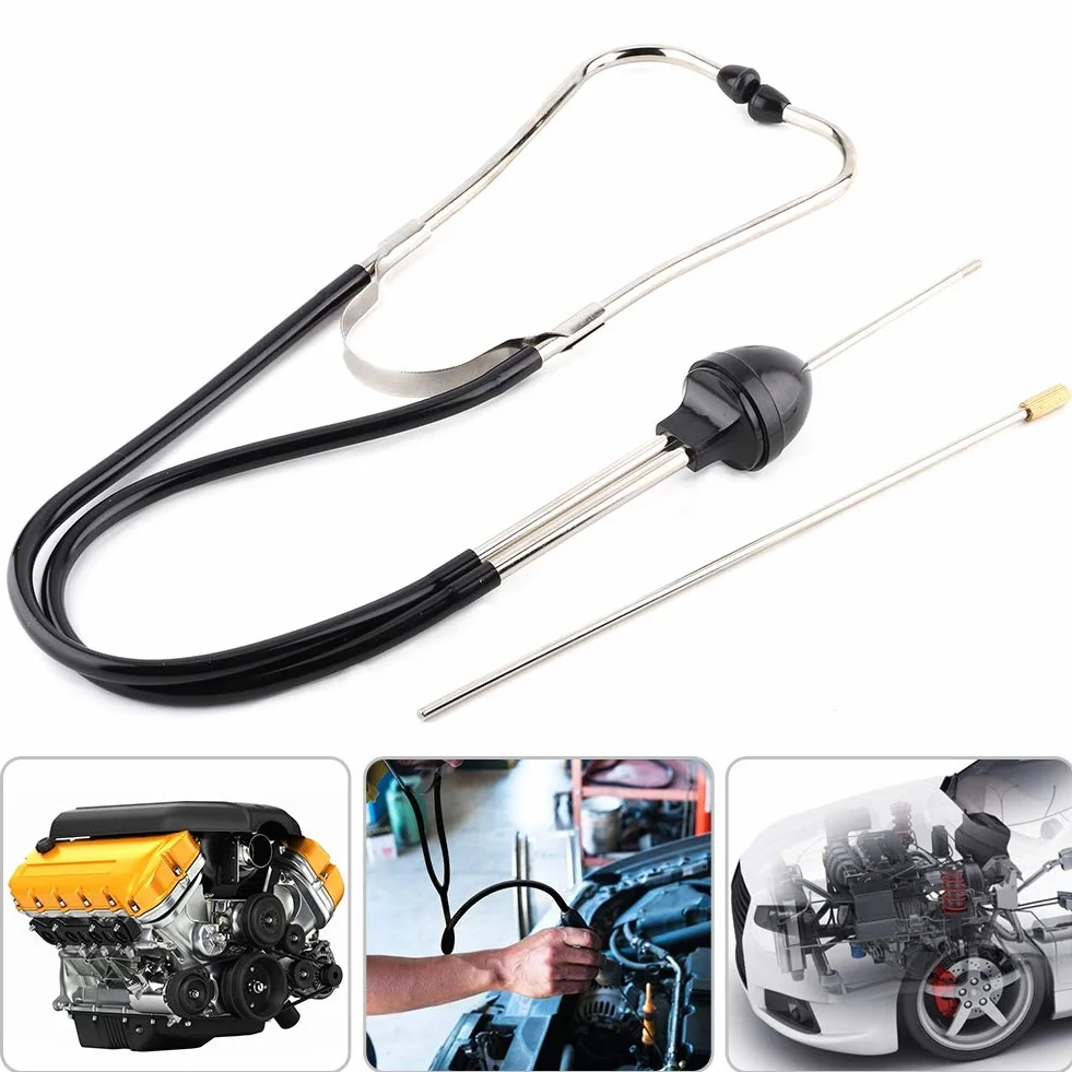 Stetoskop mechaniczny ze stali nierdzewnej narzędzie diagnostyczne silnika samochodu