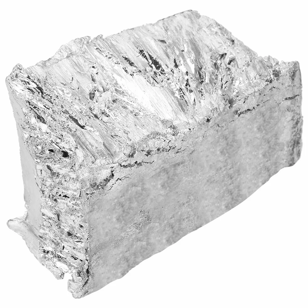 Sztabka Cynku, 1 Kg / 2,2 Funta Wysoka czystość 99,995% Cynk Zn Próbka Bryły Bloku Metalu