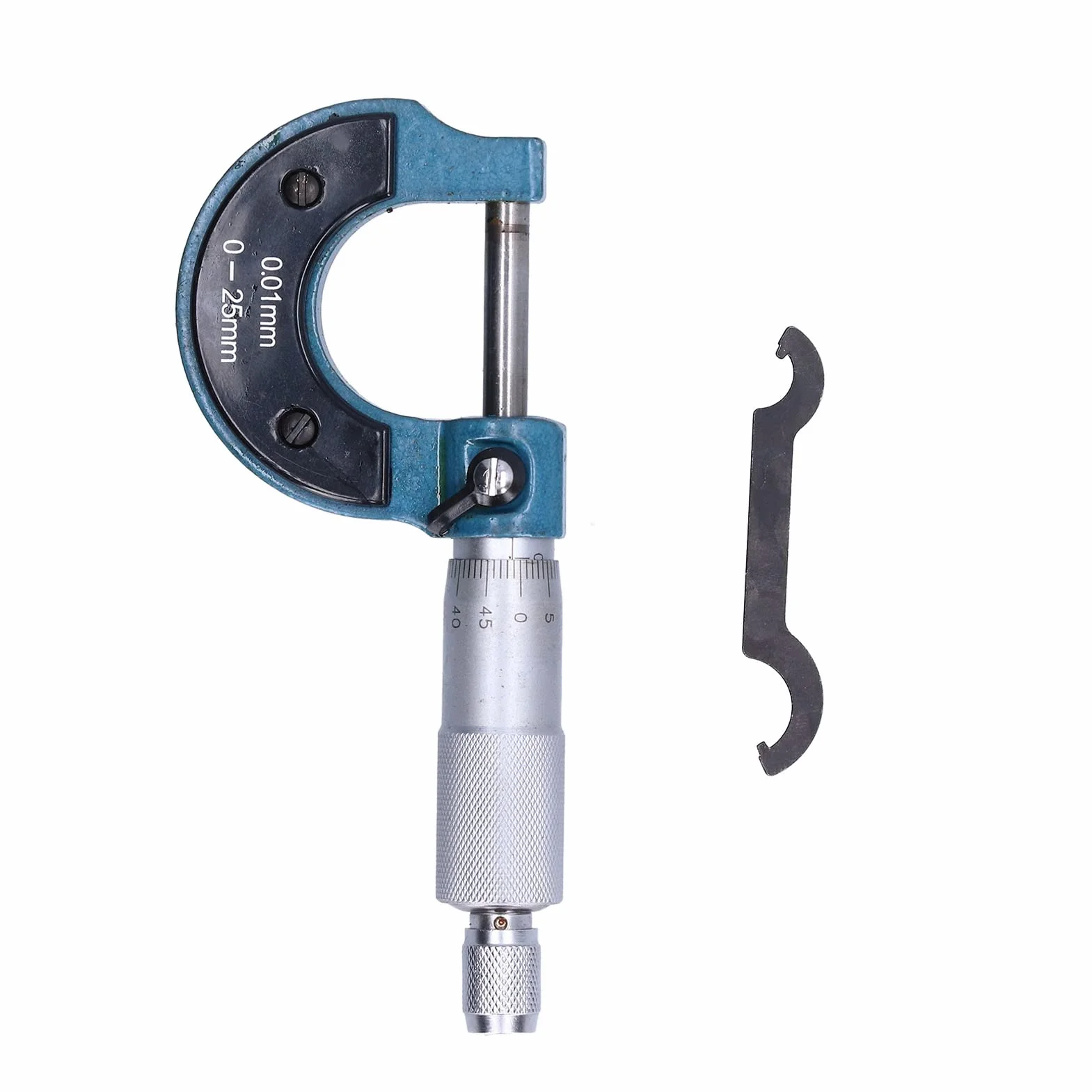 Mikrometr Zewnętrzny 0-25mm 0.01mm ze Stali Nierdzewnej