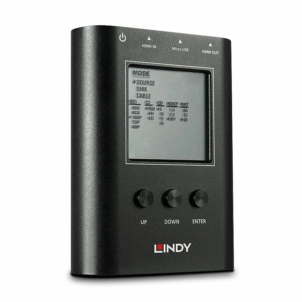 LINDY Analizator sygnału i generator HDMI 2.0 18G