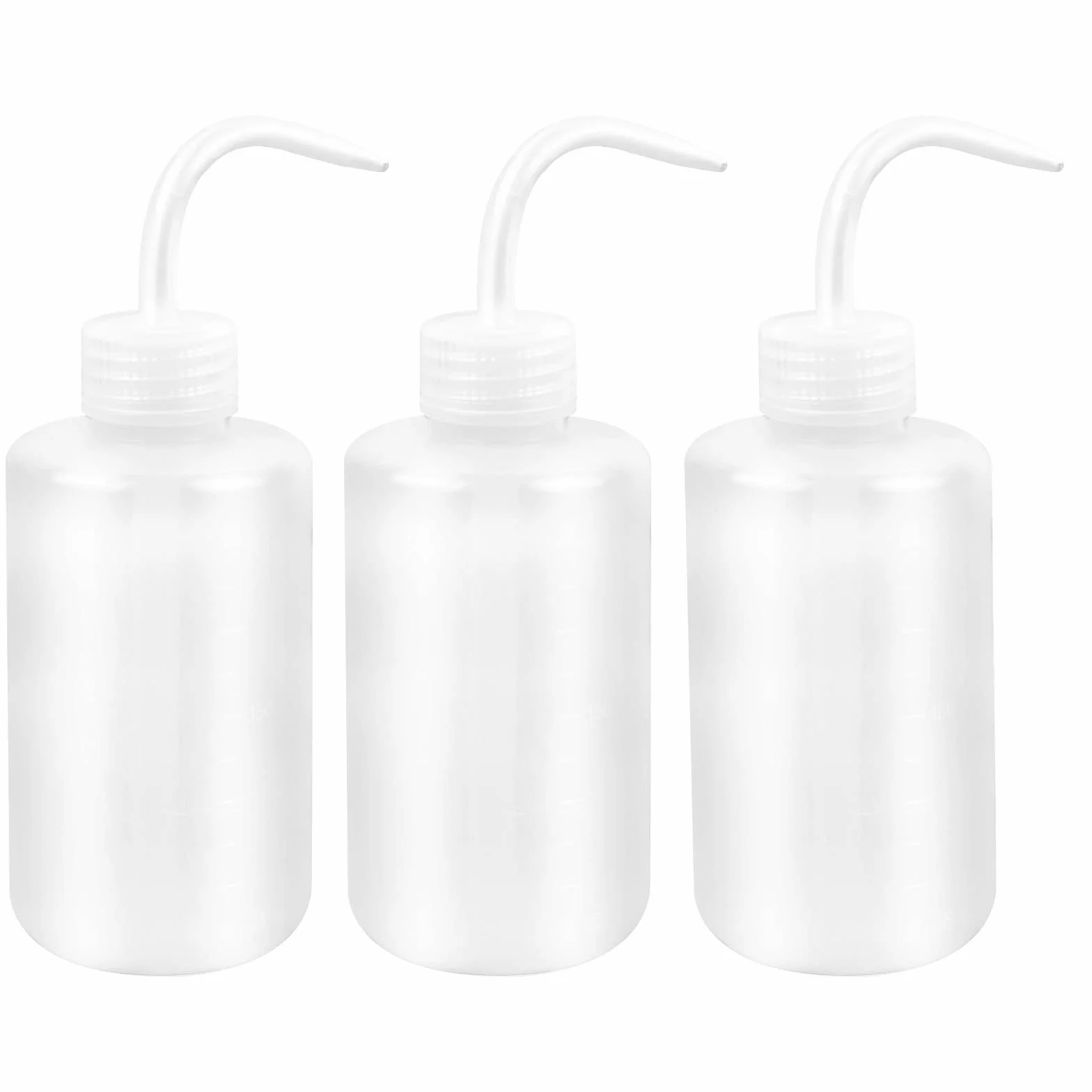 NiceLand Butelka do mycia 3-pak 250 ml plastikowa wąski otwór narzędzie do podlewania