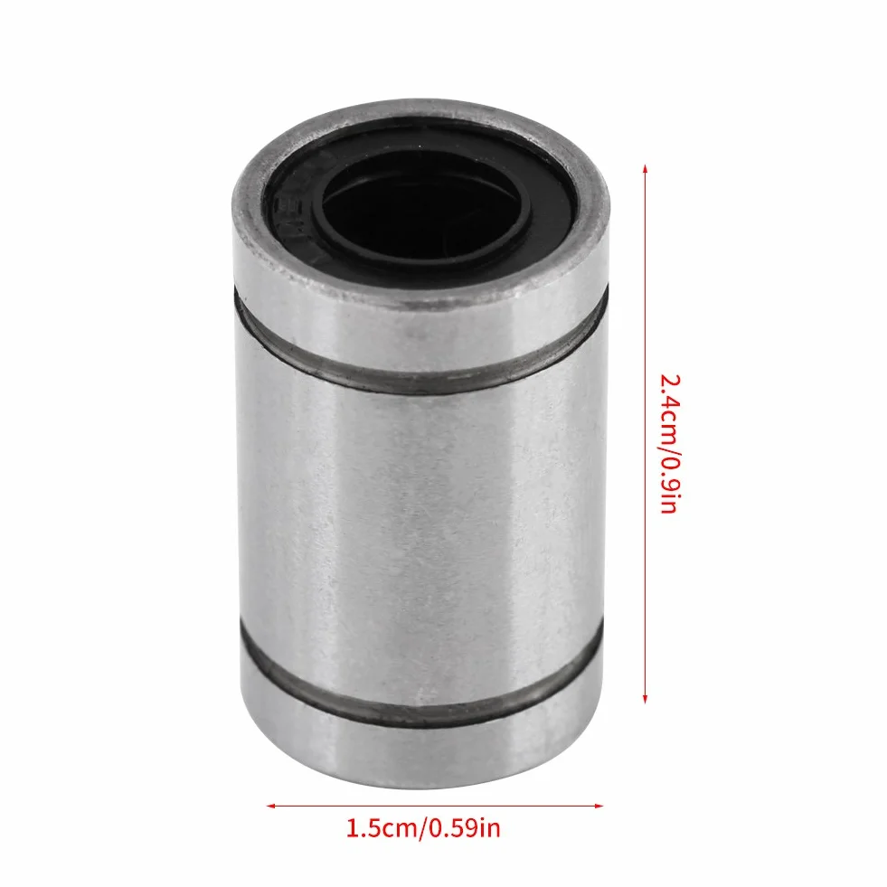 LM8UU Łożyska liniowe kulkowe 12 sztuk 8x15 mm do CNC 3D drukarek