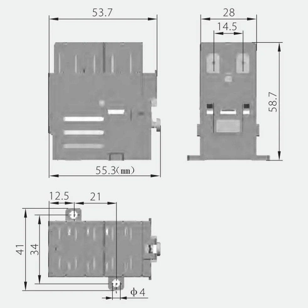 KEDU JD3 10-biegunowy przekaźnik elektromagnetyczny KJD11 5NO