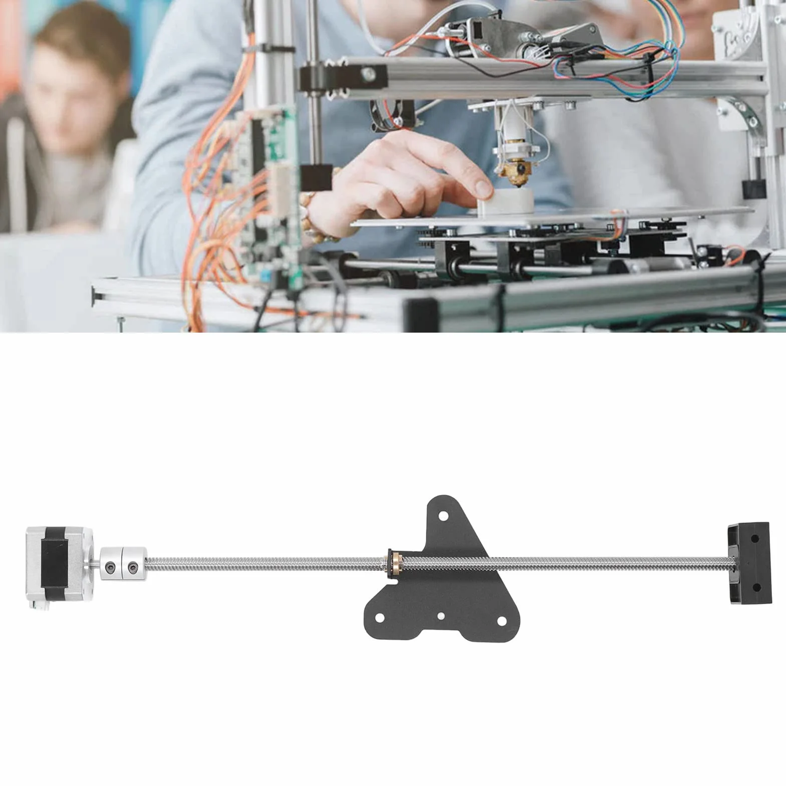 CREALITY Ender 3 Zestaw Modernizacji Drukarki 3D z Podwójną Osią Z i Silnikiem Krokowym
