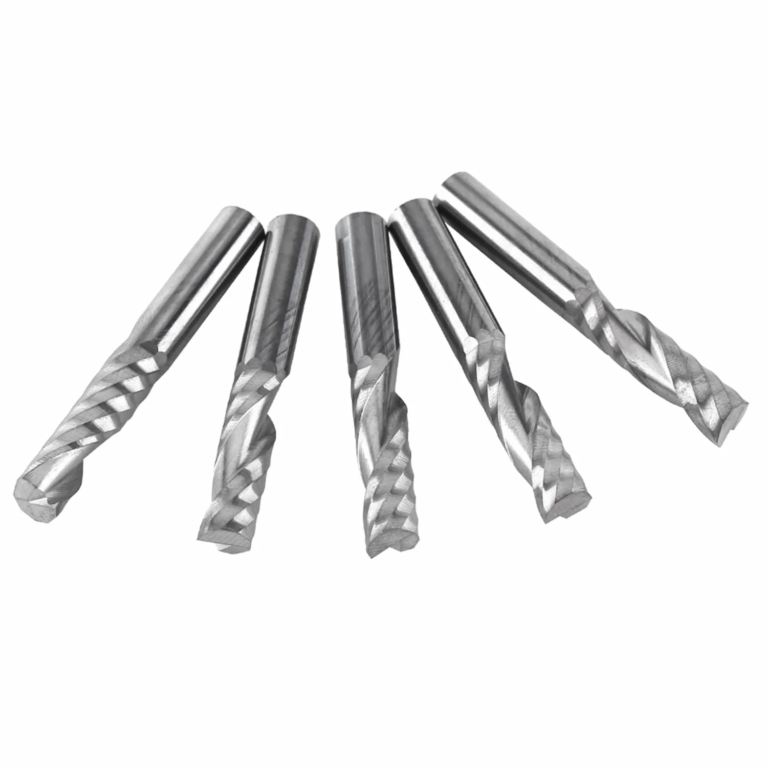 5 sztuk 6 mm trzpień frez wolframowy Frese, Frez do frezowania Alluminio 6 mm Frez z węglików spiekanych Frez spiralny do cięcia miękkich materiałów