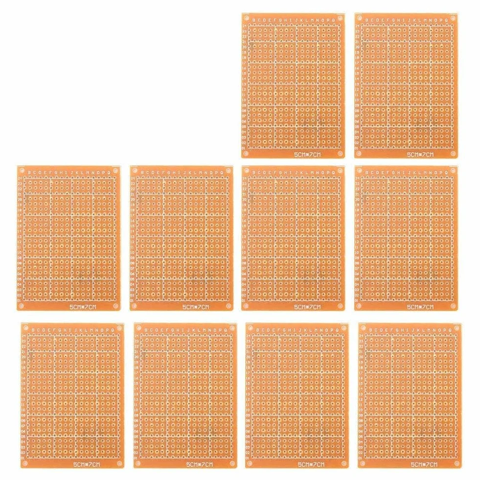 Płytka prototypowa PCB 5x7 cm bakelit jednostronna uniwersalna bez lutowania
