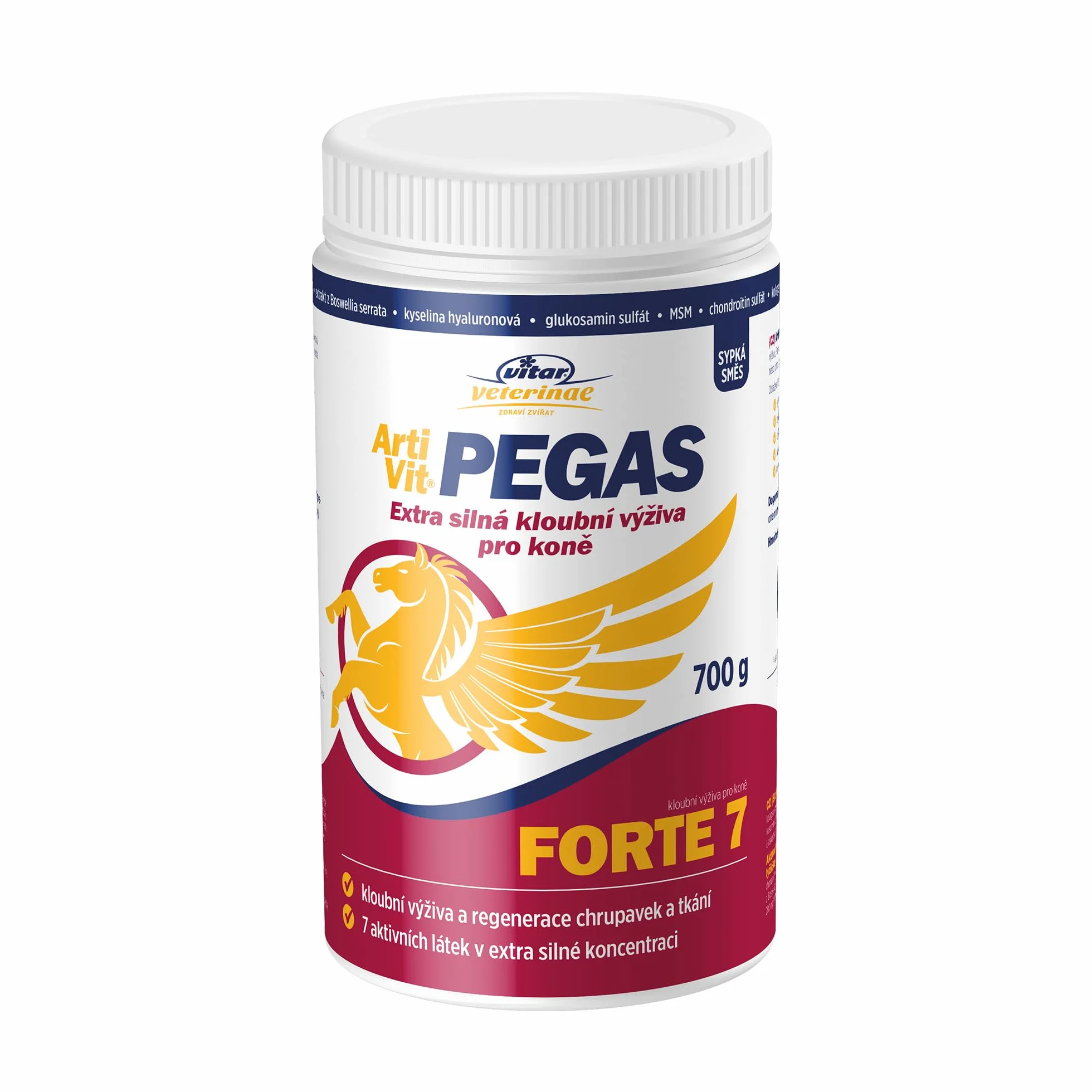 VITAR Veterinae Artivit Pegas Forte 7 extra strong joint nutrition for horses & large dog breeds. Also used by active Athletes.