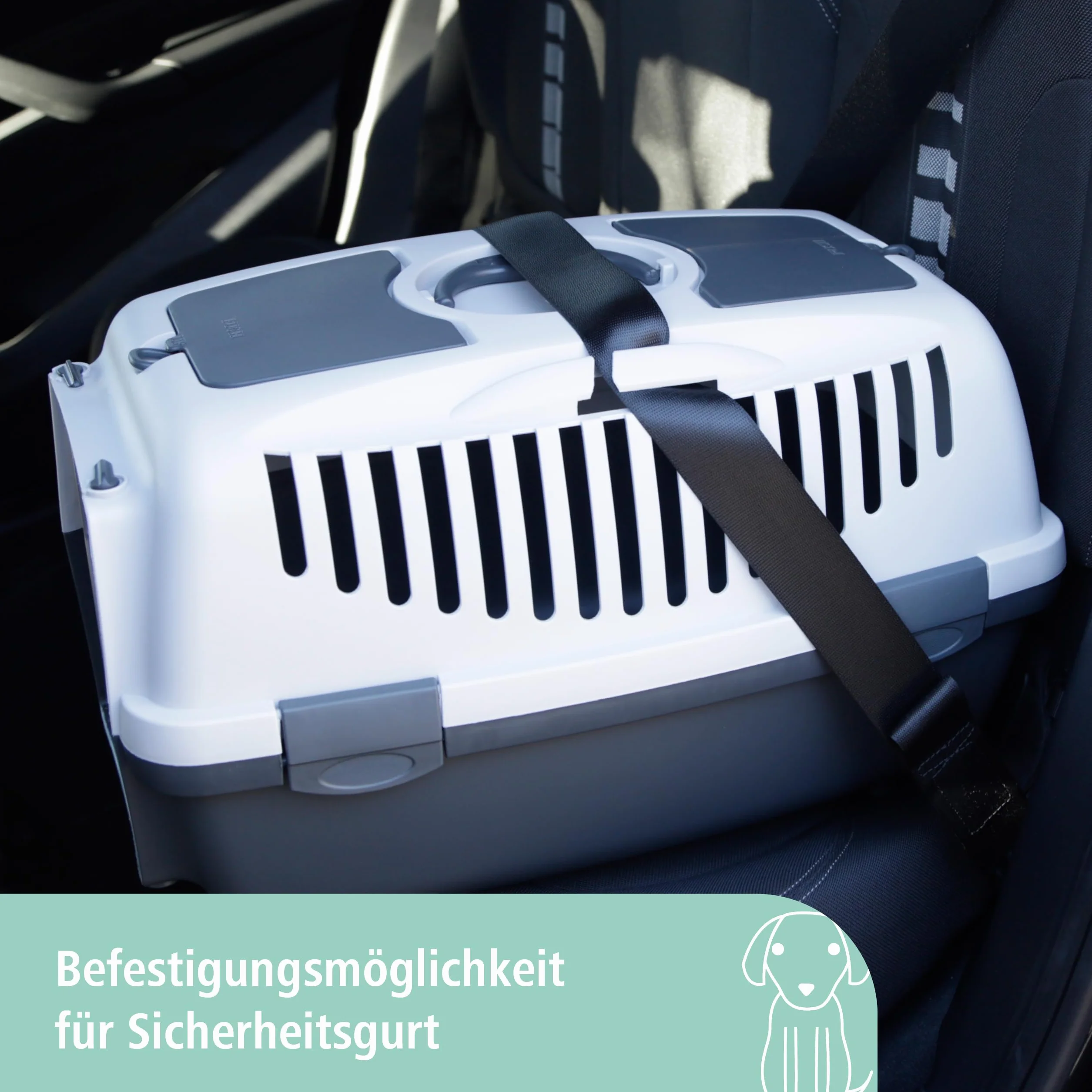 Kerbl Gulliver Transporter, Szary, 48 x 32 x 31 cm