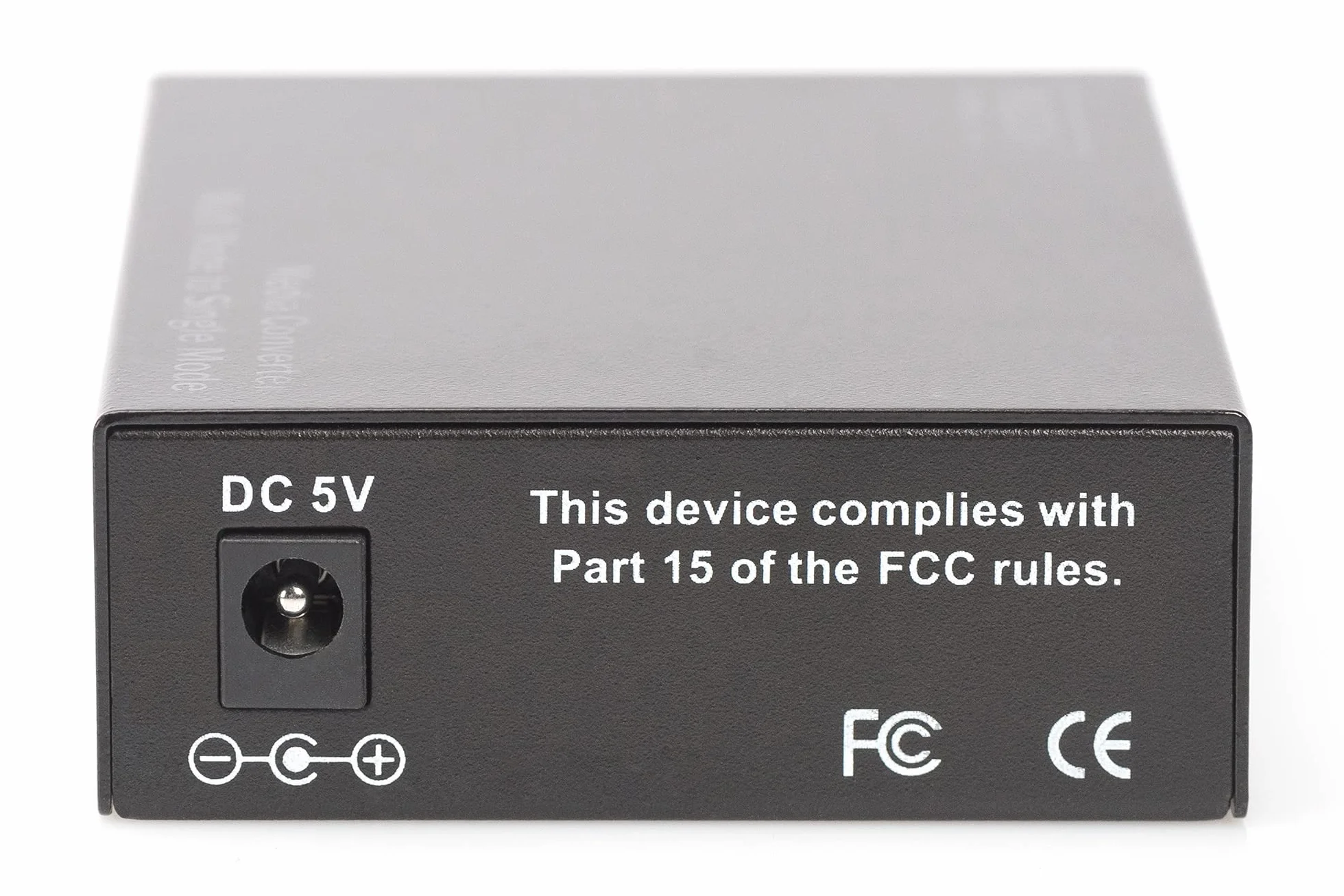 DIGITUS Konwerter mediów Fast Ethernet SC 1310nm czarny