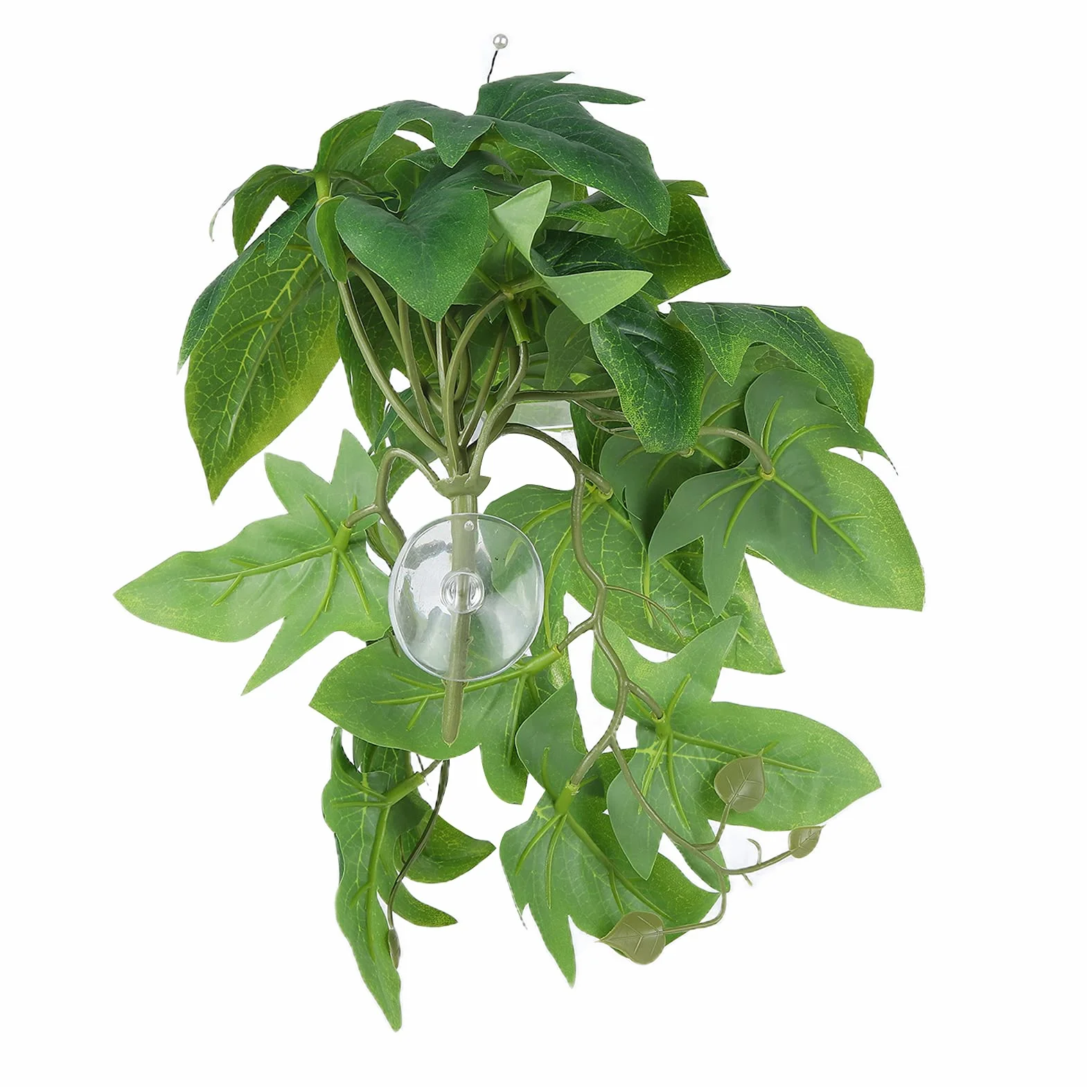 Rośliny Gadowe, Rośliny Terrarium Akcesoria Gadowe 2PCS Symulacja Sztucznej Wody (liście słodkich ziemniaków)
