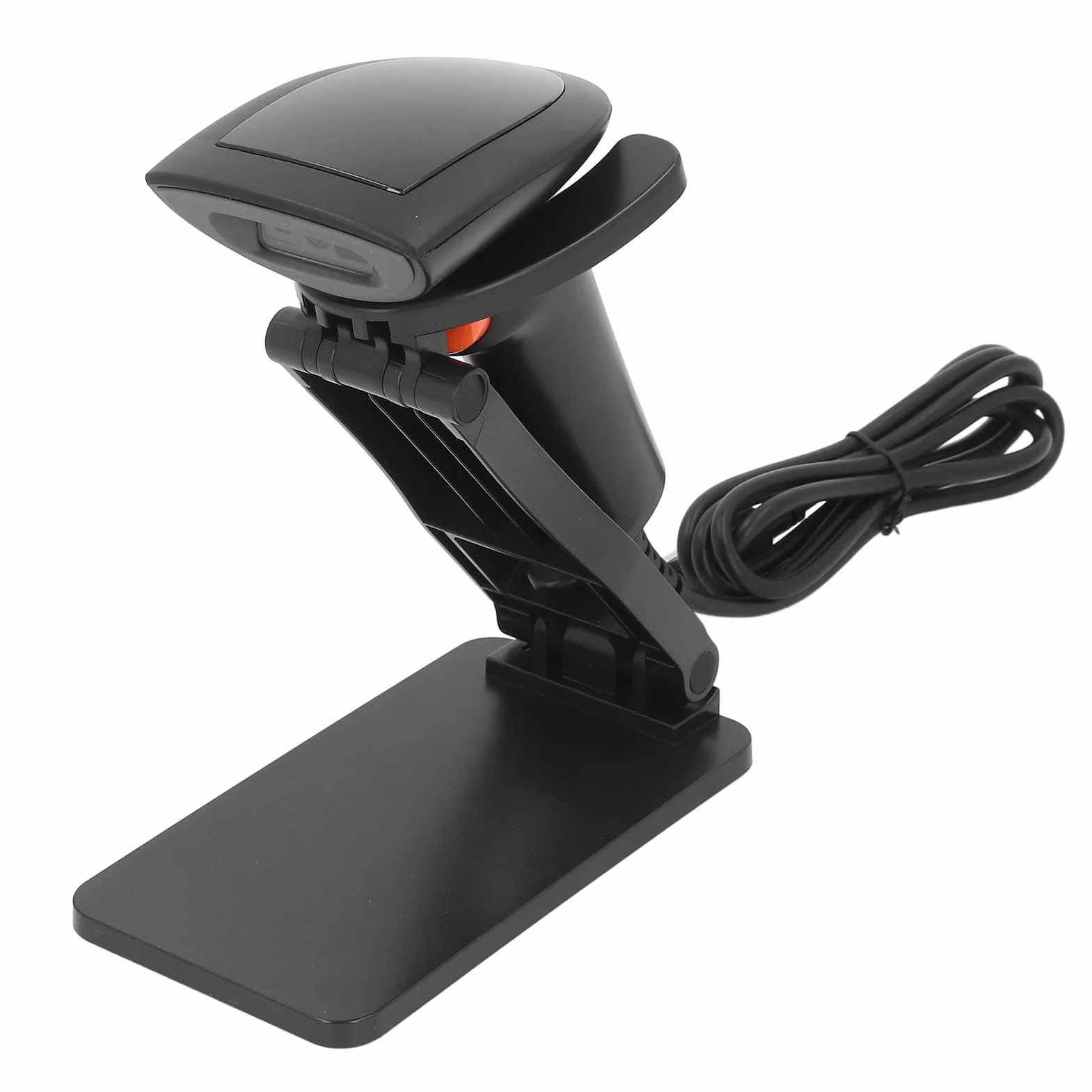 Fafeicy Skaner Kodów Kreskowych USB Przewodowy Czytnik Kodów QR 1D 2D ze Stojakiem