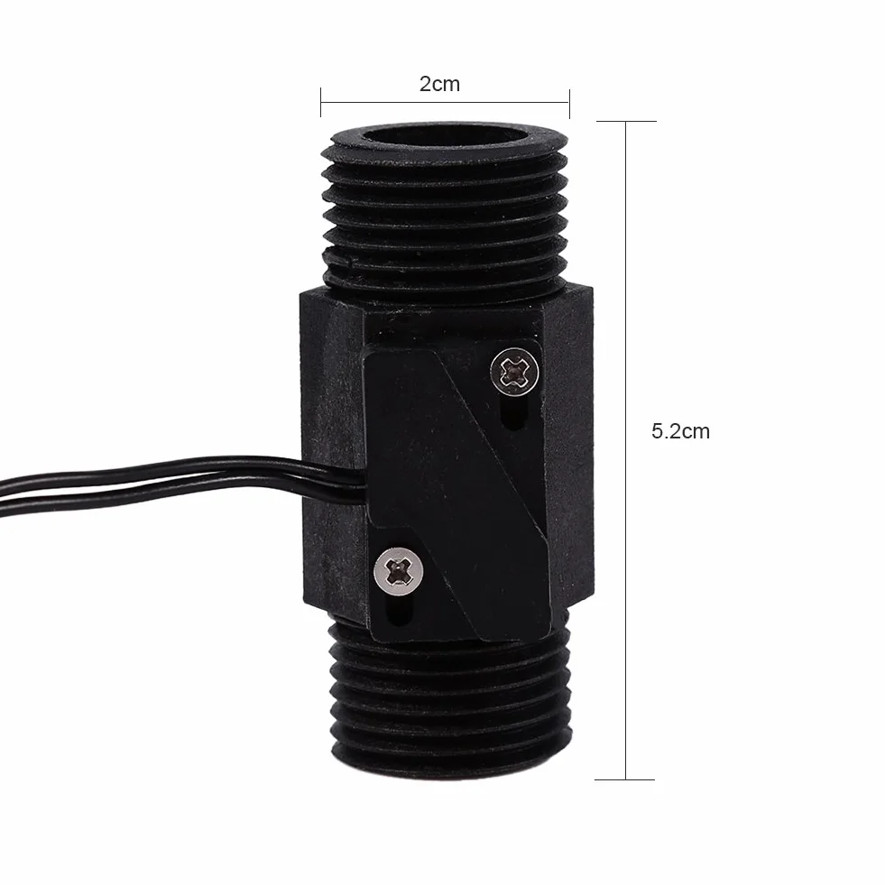 Plastikowy Magnetyczny Czujnik Przepływu Wody - Przełącznik Pionowy i Poziomy AC 220V