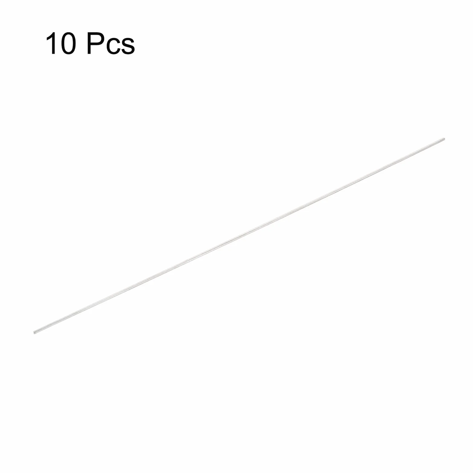 QUARKZMAN 1 mm x 300 mm pręt okrągły ze stali nierdzewnej, metalowy pręt z litego wału, drążek tokarski do samodzielnego wykonania, projektów rękodzielniczych, modeli samochodów, helikopterów,