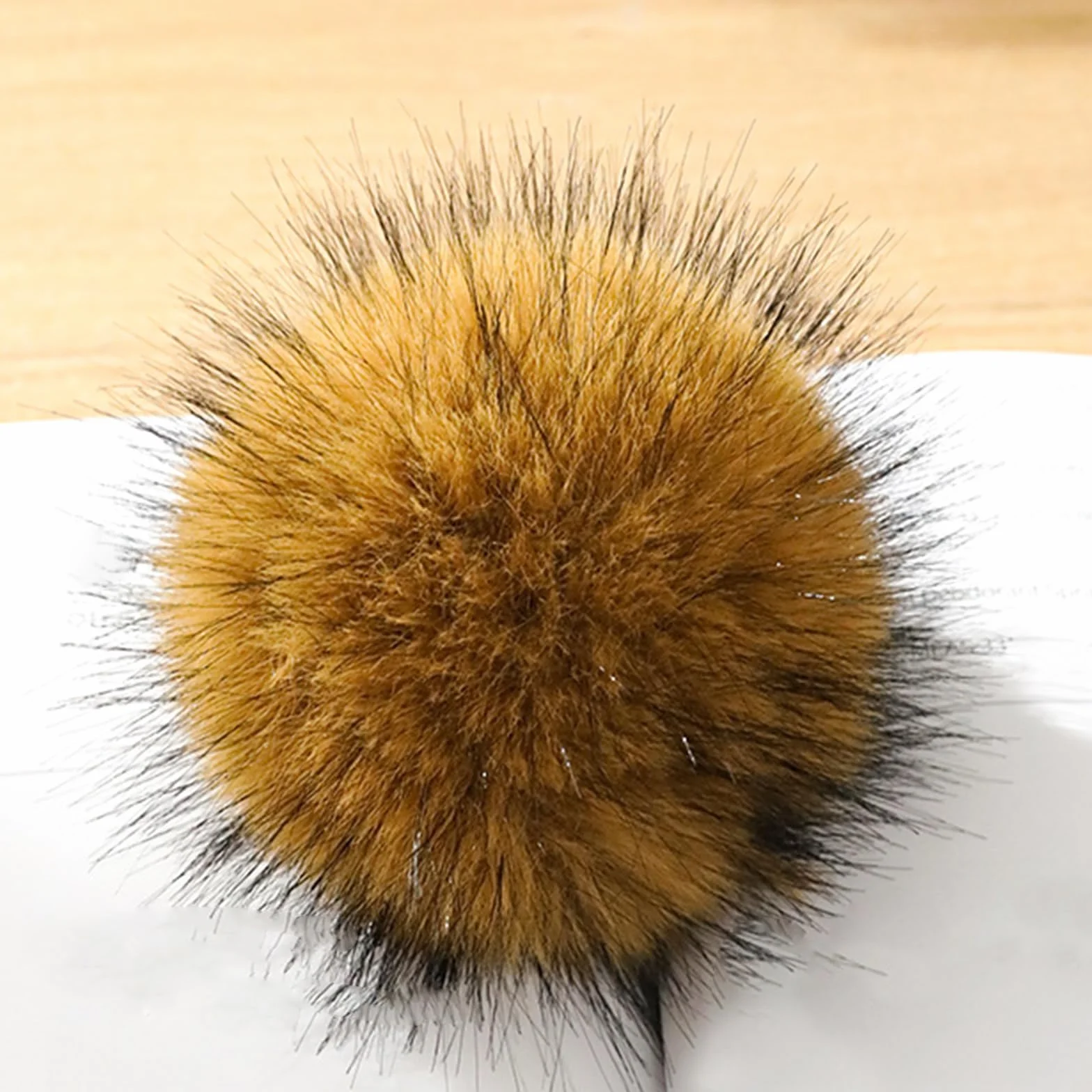 Zabawka dla kota z futra królika, 3 szt., 8 cm, gigantyczne kulki z pomponami, interaktywna, zmywalna, miękka, dla kotów