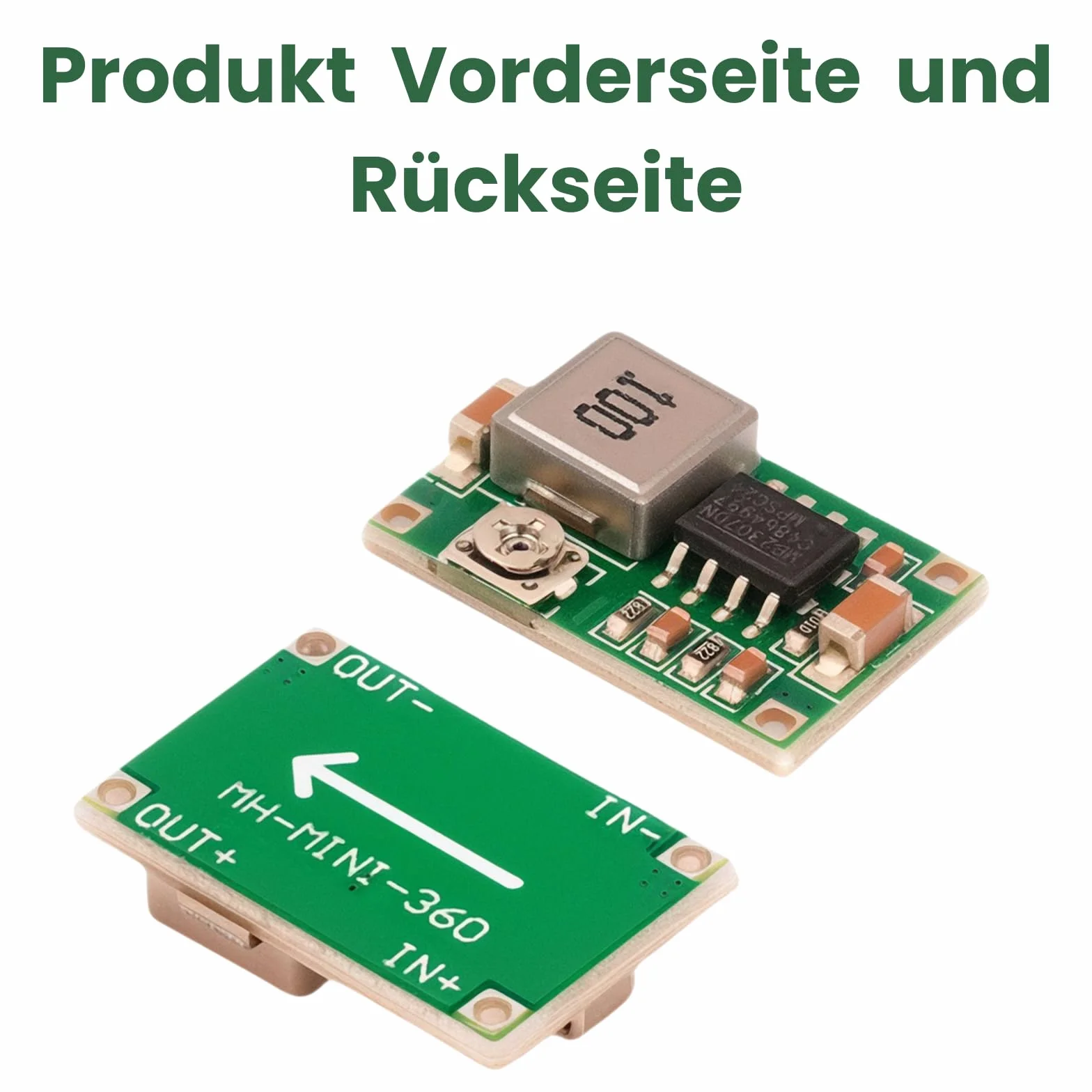 Konwerter DC-DC Step Down 4,75-23 V do 1-17 V 3 A Buck Converter Mini 360 LAOMAO regulowany regulator napięcia, moduł zasilacza (6 sztuk)