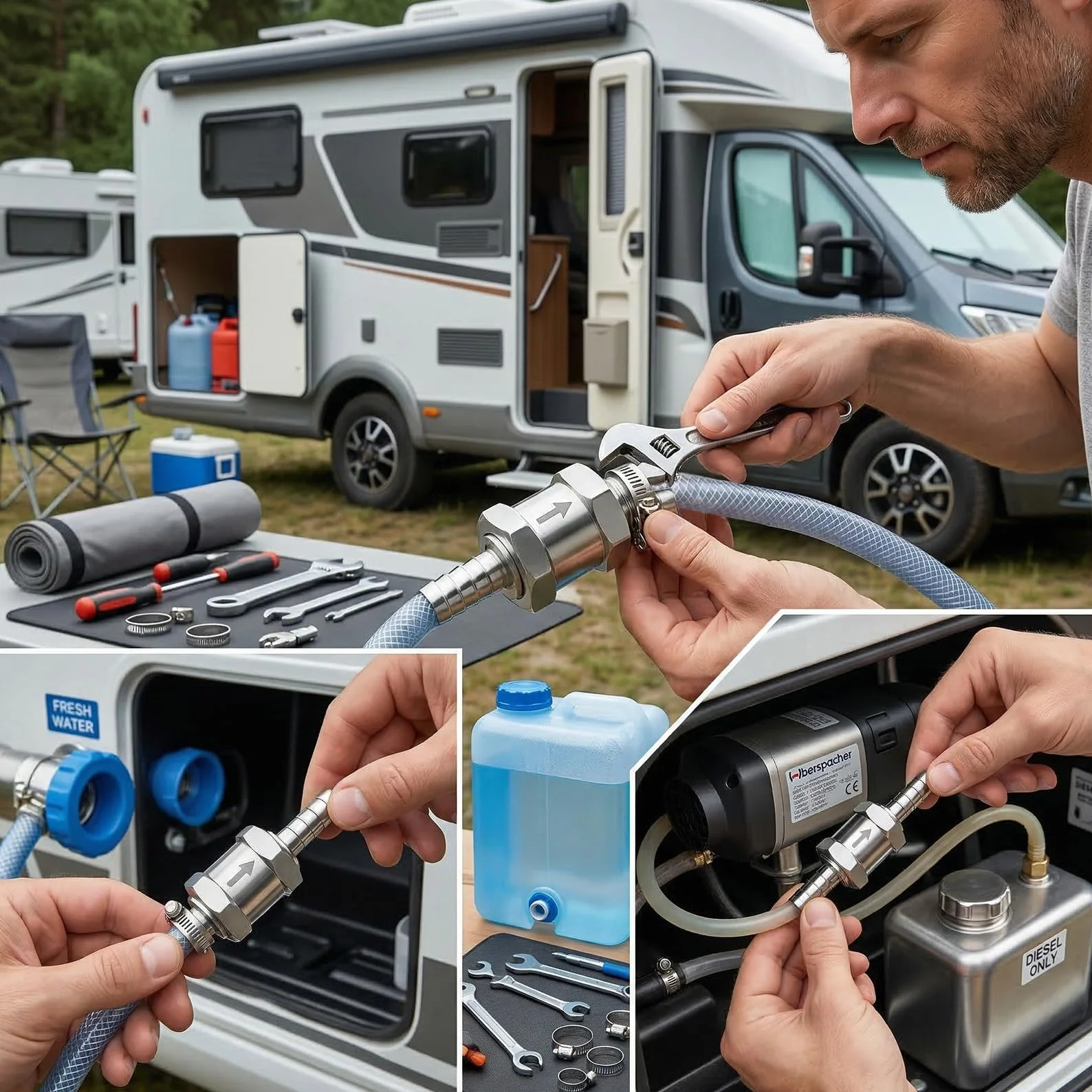2 sztuki zaworu zwrotnego, 8 mm aluminium Zmotoryzowany zestaw uniwersalnego pionowego zaworu powrotnego paliwa, zawór zwrotny Zawór odcinający paliwa Zawór odcinający Zawór zamienny do węża powietrz