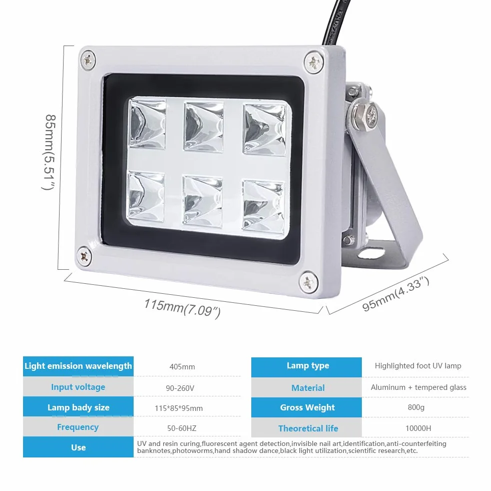 Sovol lampa utwardzająca UV 405 nm do drukarek 3D SLA/DLP