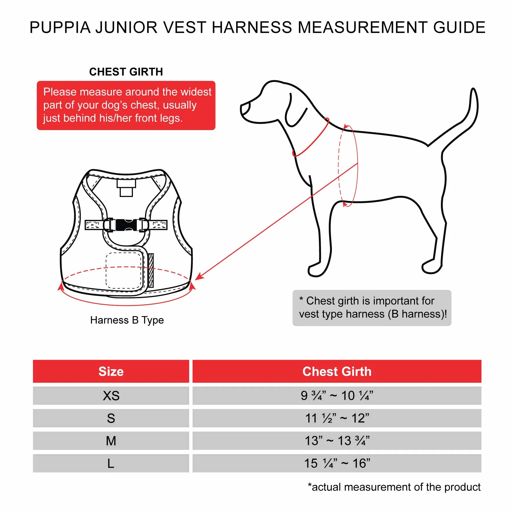 Puppia UPRZĄŻ JUNIOR B BEŻ M