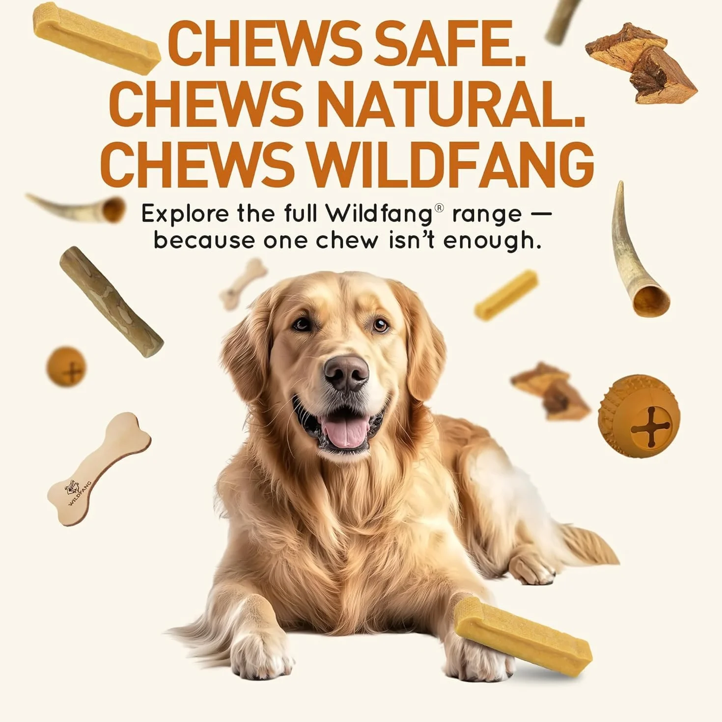 Wildfang® ser himalajski dla psa, naturalny gryzak z sera twardego, d?ugotrwa?a przyjemno?? z gryzienia, bezzapachowy, niet?uk?cy, dla wszystkich psów i szczeni?t