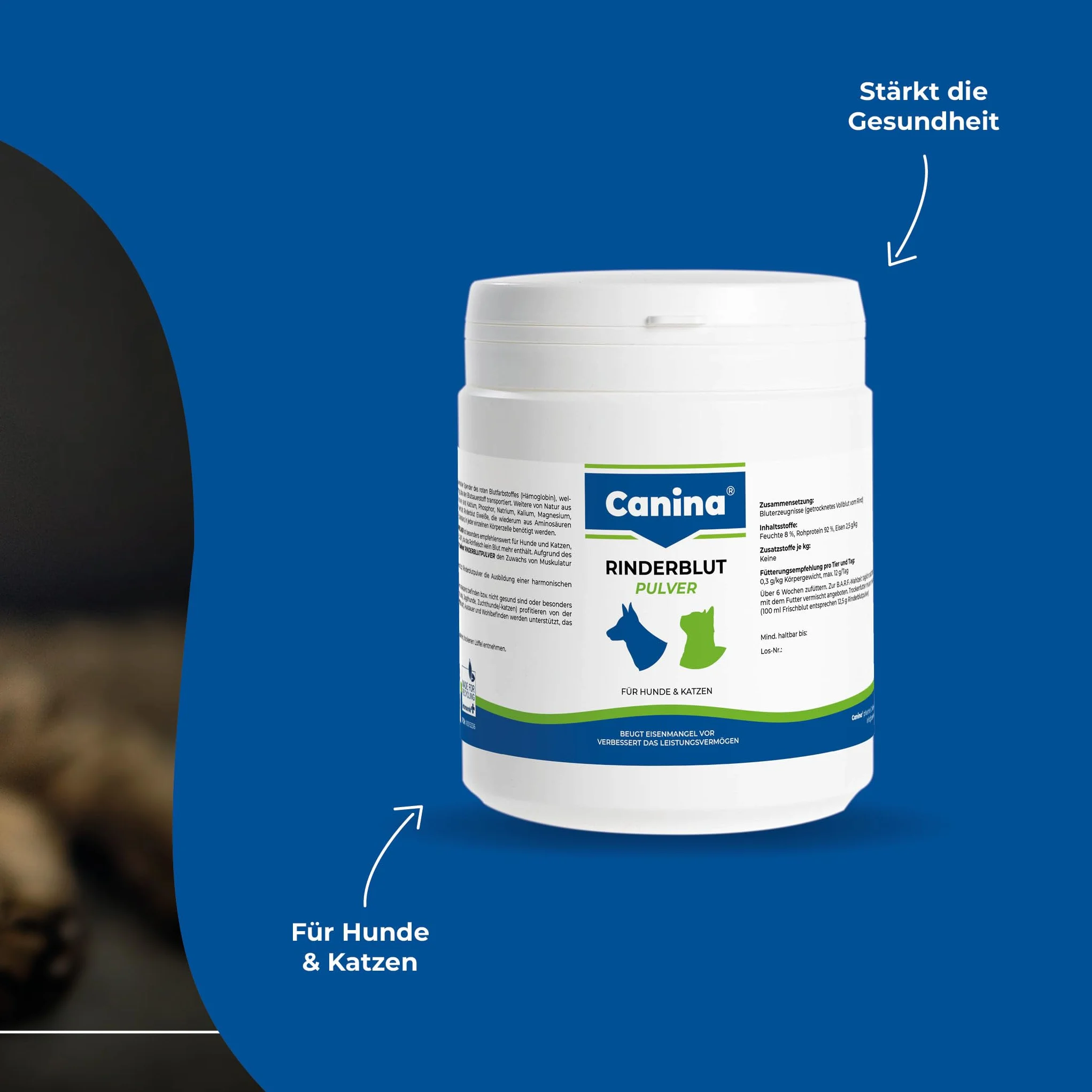 Canina Proszek do krwi bydlęcej 250 g