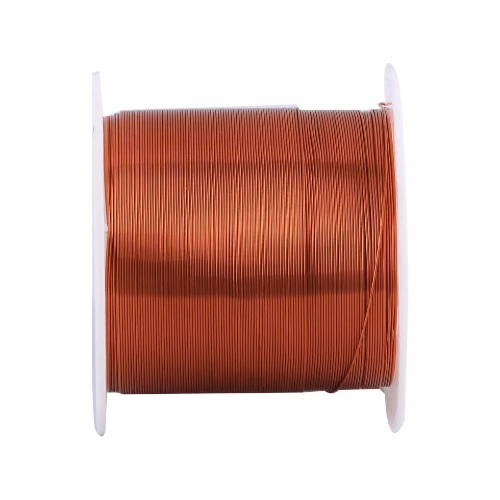 Emaliowany drut miedziany, 0,3 mm 40 m drut z magnesem uzwojenia cewki miedzianej, do cewki magnetycznej transformatora silnika