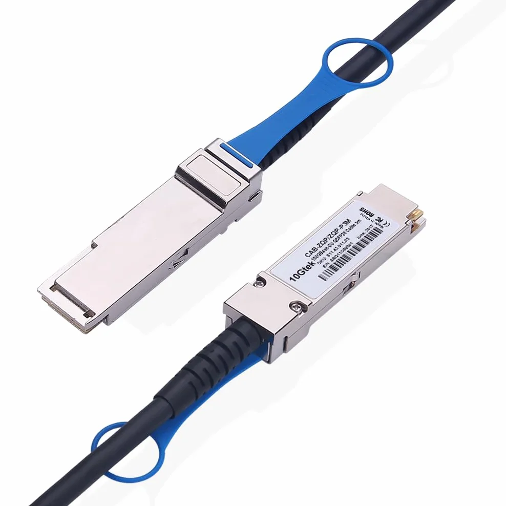 100G QSFP28 to 4X 25G SFP28 Breakout DAC Passive Direct Attach Copper Twinax Cable for Cisco QSFP-4SFP25G-CU3M, 3-Meter(10ft)