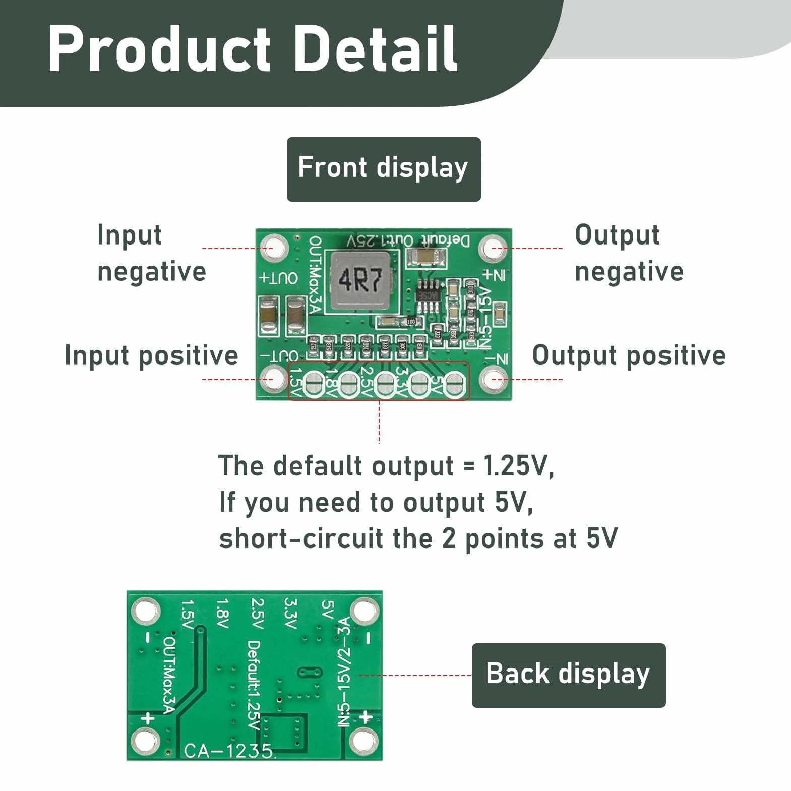 Zestaw 6 MP1584EN Ultra Small DC-DC, Mini 360 Buck Converter Niszczenie napięcia Wejście 5V-15V Regulowane wyjście 1,25 V 1,5 V 1,8 V 2,5 V 3,3 V 5V Moduł zasilania 3A Wysoka wydajność DIY dla Arduino
