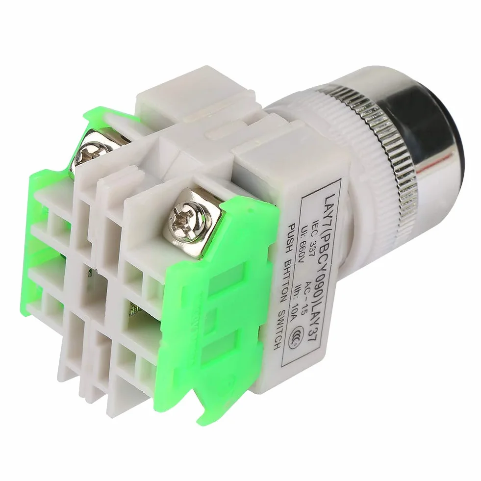 Przełącznik kluczykowy, 3-pozycyjny przełącznik blokady klucza bezpieczeństwa LAY37-20Y / 31220V 5A Przełącznik obrotowy 22mm Otwór montażowy z 2 kluczami