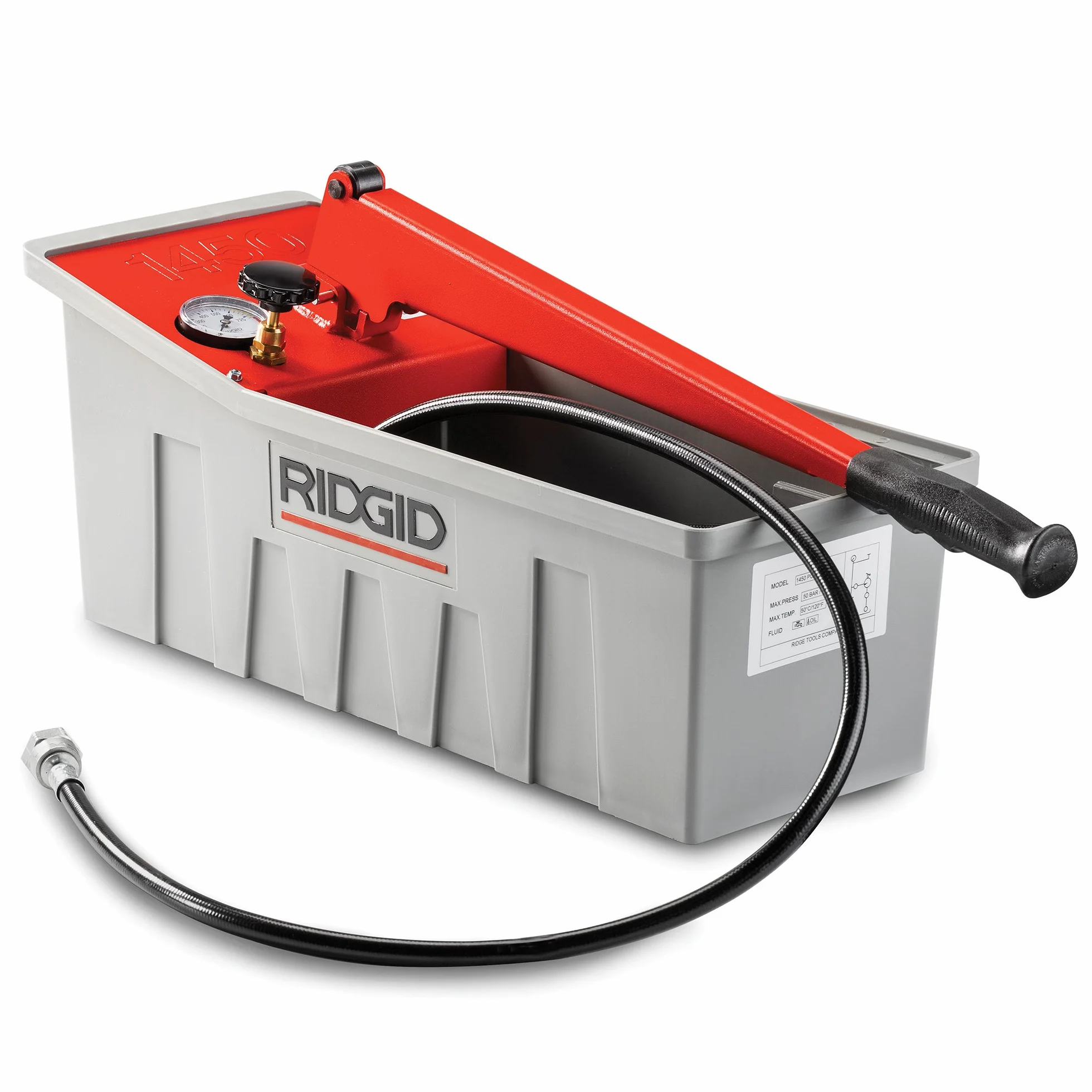 RIDGID Pompa testowa ciśnieniowa 50072 725 PSI 50 barów