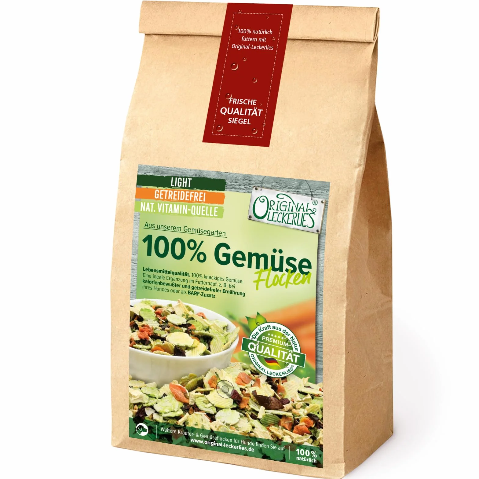 Płatki warzywne dla psów, 100% płatki warzywne bez zbóż, 2 kg, karma dla psów, barfy