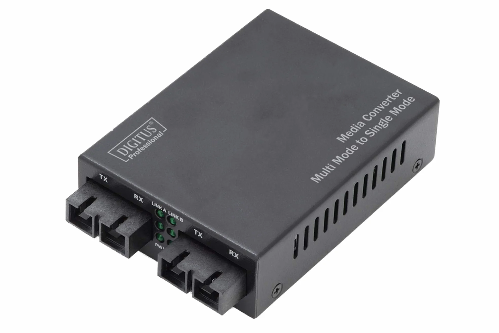DIGITUS Konwerter mediów Fast Ethernet SC 1310nm czarny