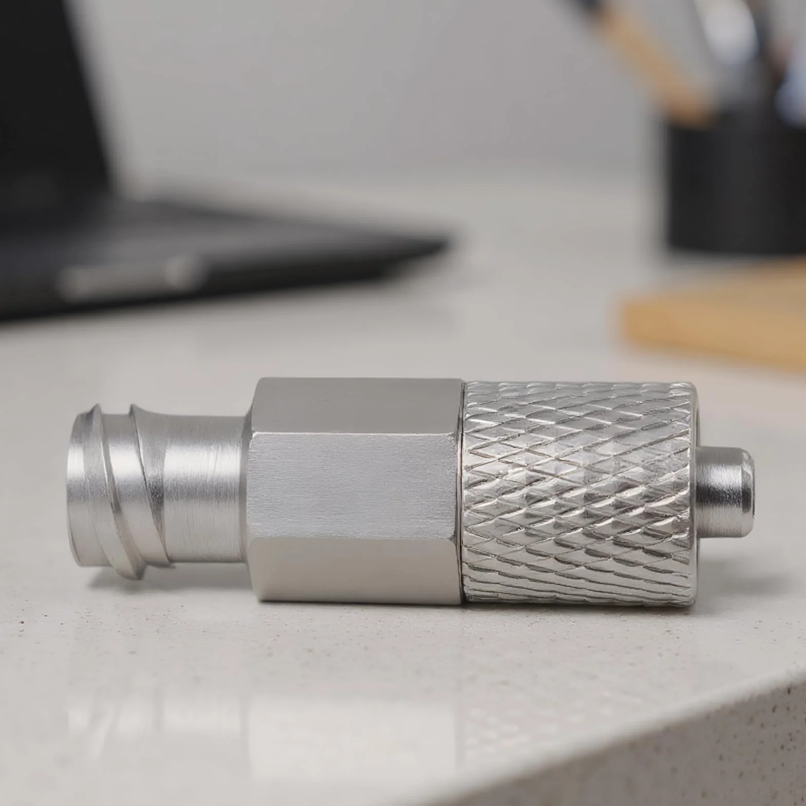 Luer Lock Przedłużacz,6 Sztuk Adapter z Zamkiem Luer ze Stali Nierdzewnej | Precyzyjne Metalowe Przedłużaki Z Gwintem Szczelne Do Laboratorium Warsztatu Samochodowego Rolnictwa Domu