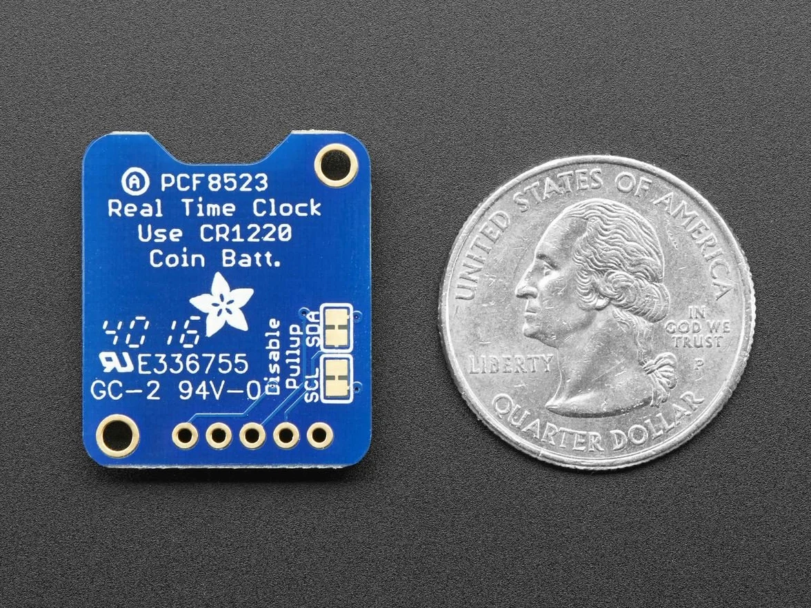 Adafruit PCF8523 zmontowana tablica rozdzielcza zegara czasu rzeczywistego [ADA3295]