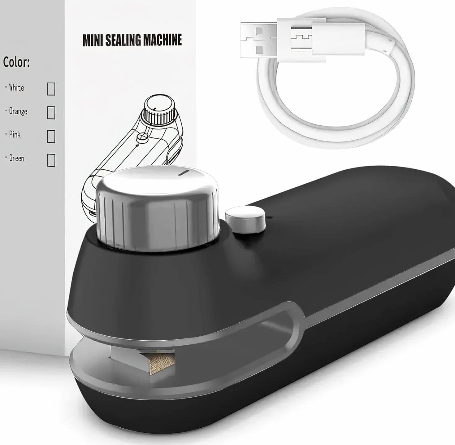 HENGBIRD Mini zgrzewarka do folii, ręczna, USB