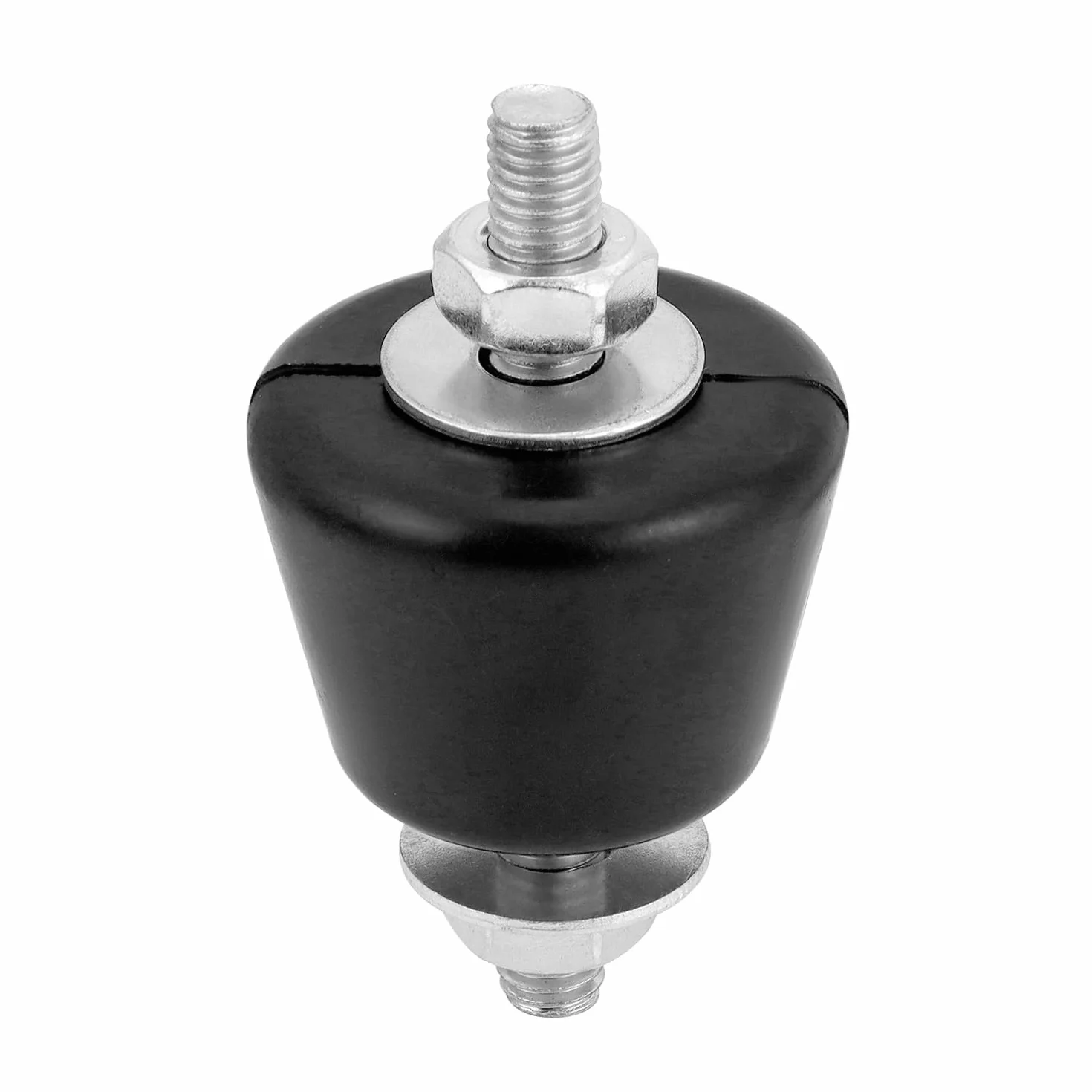 QWORK® 4 sztuki gumowych podkładek antywibracyjnych, gumowa podkładka M8 do tłumika wibracji klimatyzacji, gumowe nóżki