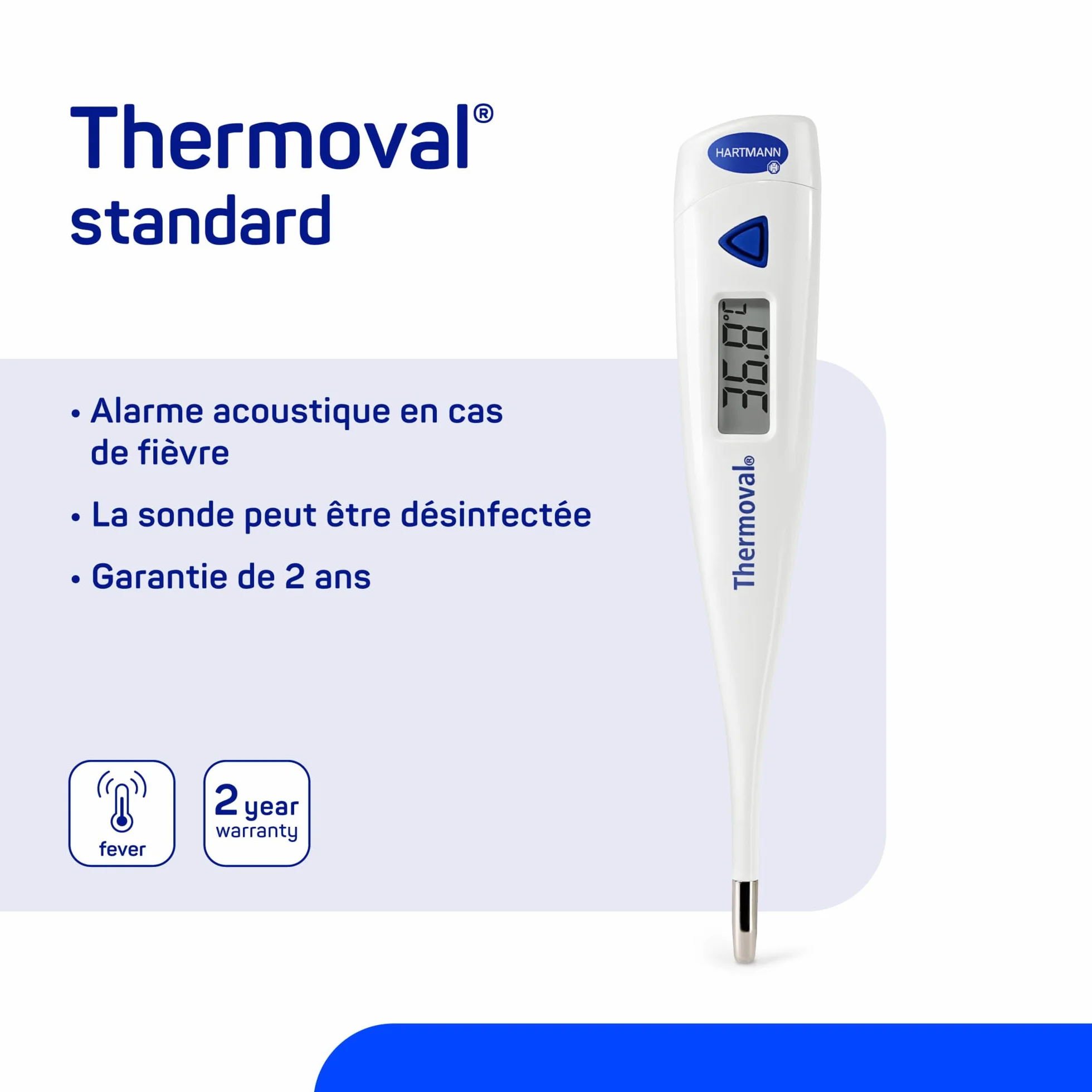 Thermoval Standardowy elektroniczny termometr medyczny