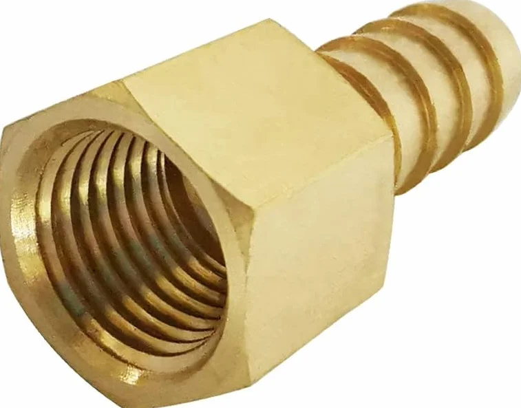 Hose Clamp,Clamp,Hose Clamp Pliers,Pipe Clamp,Brass Hose Barb Fitting, Adapter Coupling Connector, Pack of 2(1/4" Barb x 1/4" NPT Female)