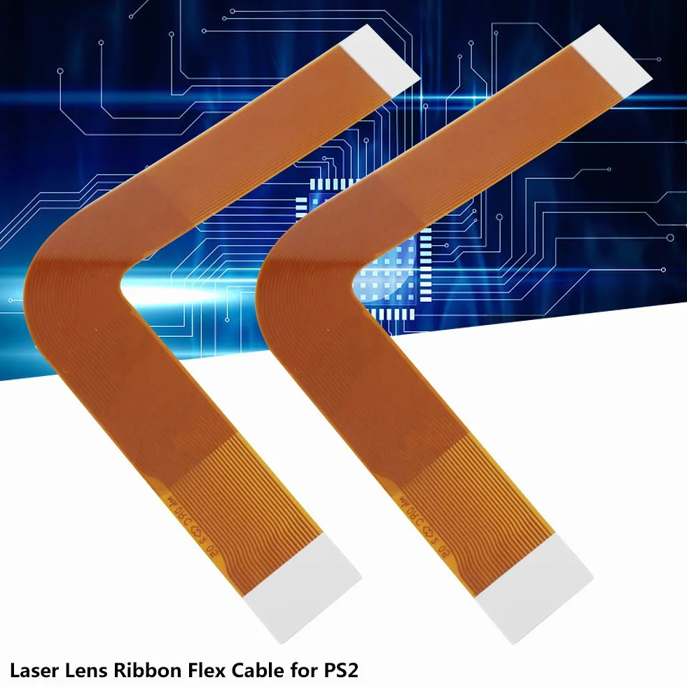 2Pcs 7W Pickup Lens Ps2 Slim Ribbon Cable Flat Flex Cable Repair Part