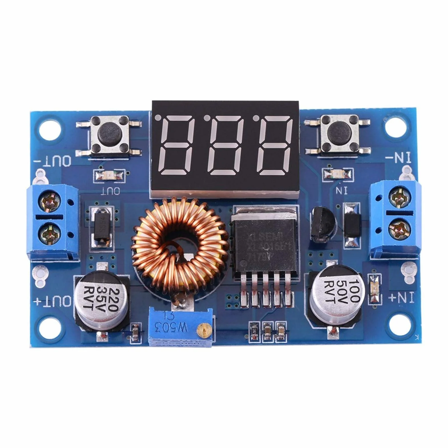 Regulator napięcia przetwornicy DC-DC moduł obniżający napięcie, 5 A, 4,0 V ~ 38 V do 1,25 V ~ 36 V, regulowany