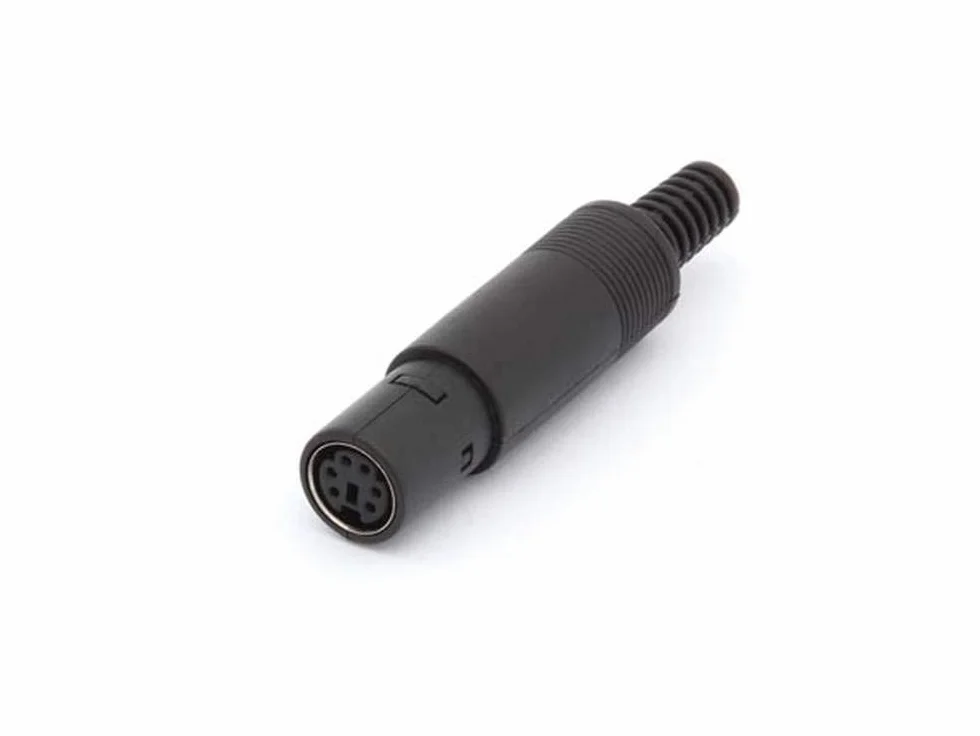 Perel 140771 6-pinowe mini gniazdo DIN,