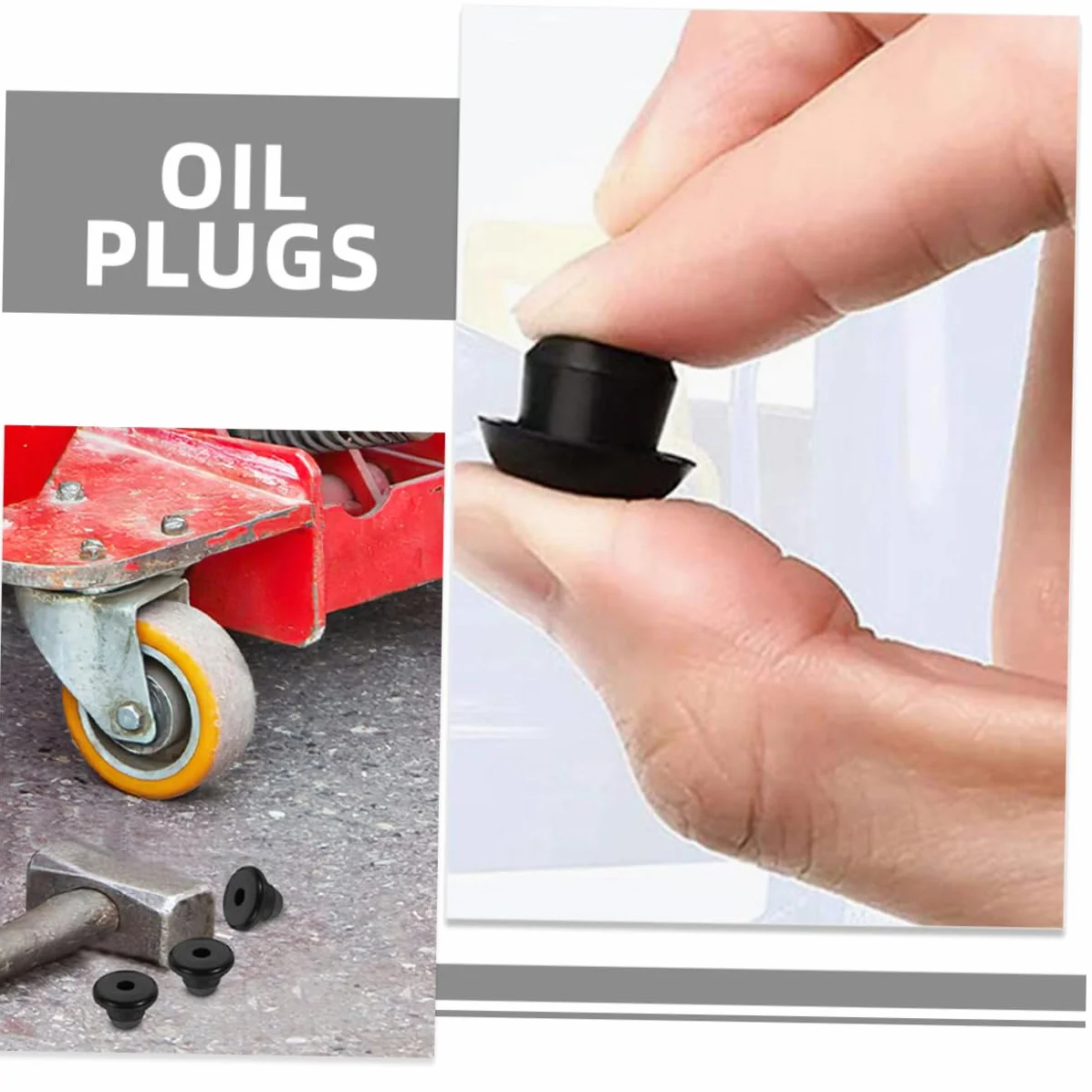 Generic 6 Sztuk Wtyczka Jack Podnośnik Podłogowy Wlewu Oleju Pinch Weld Jack Pad Podnośnik Do Butelki Gumowy Wlewu Korki Wlewu Oleju Gniazdo Wlewu Jack Pad