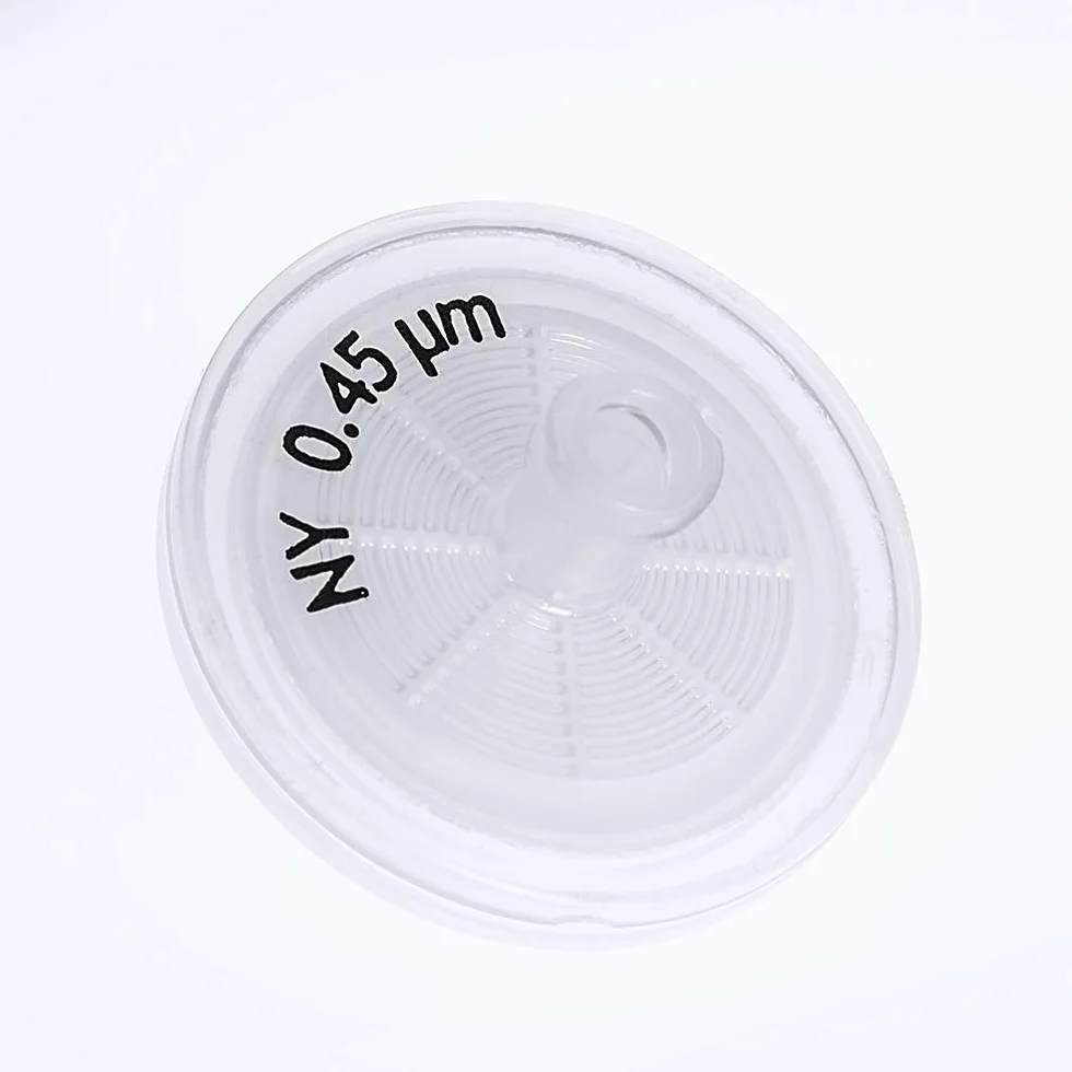 Filtr strzykawkowy, ABLUO, 13 mm, membrana NE, 0,45 µm, obudowa PP, 10 szt
