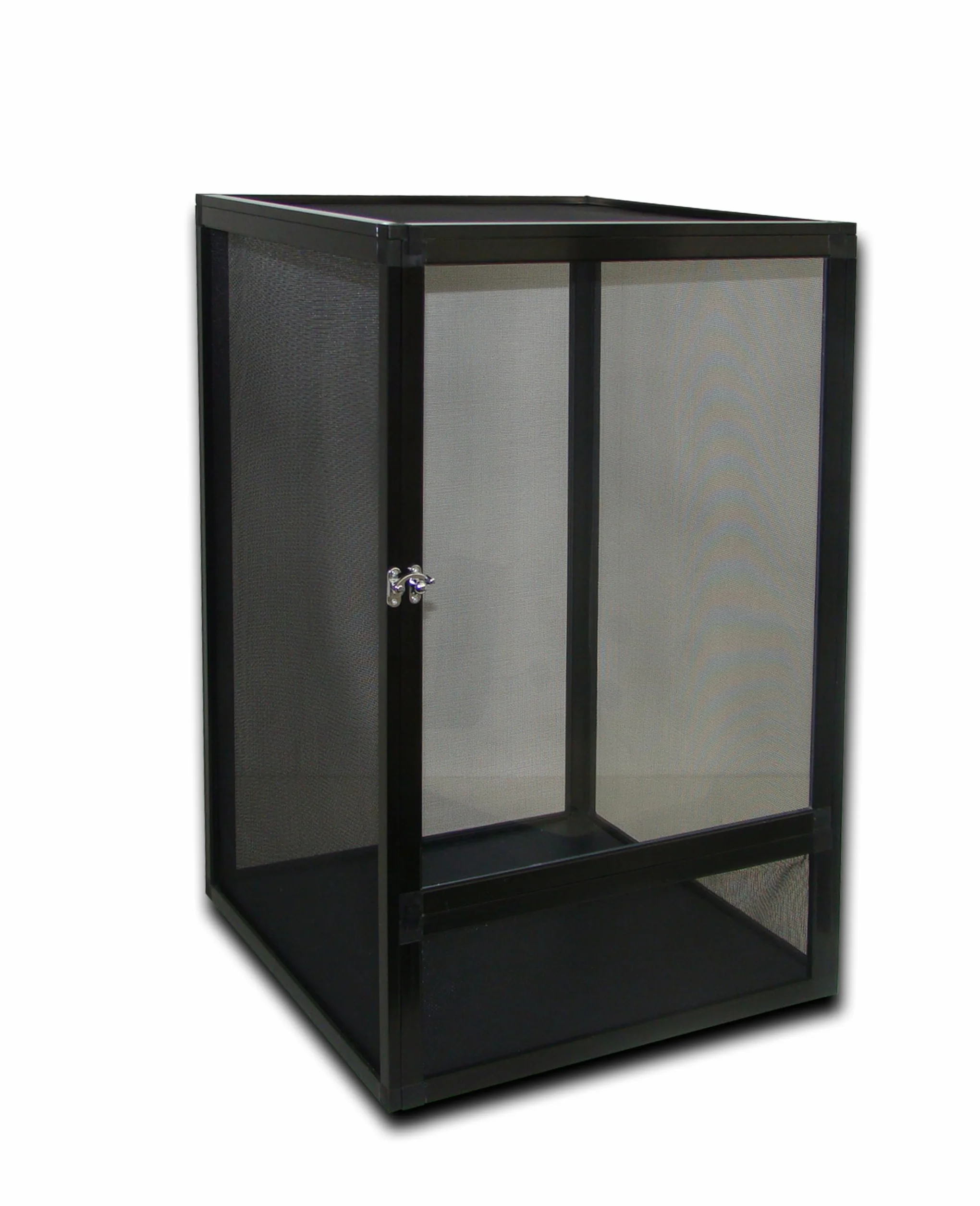 Lucky Reptile OpenAir Vivarium PRO 42 x 42 x 66 cm (szer. x gł. x wys.) – szybko zmontowane terrarium wewnątrz i na zewnątrz, bezpieczne i wysokiej jakości terrarium z przezroczystymi drzwiami