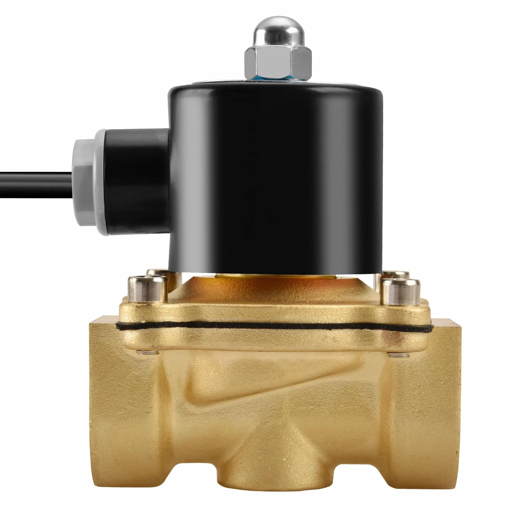 Heschen Elektromagnetyczny zawór mosiężny 2W-250-25J PT1'' AC220V normalnie zamknięty